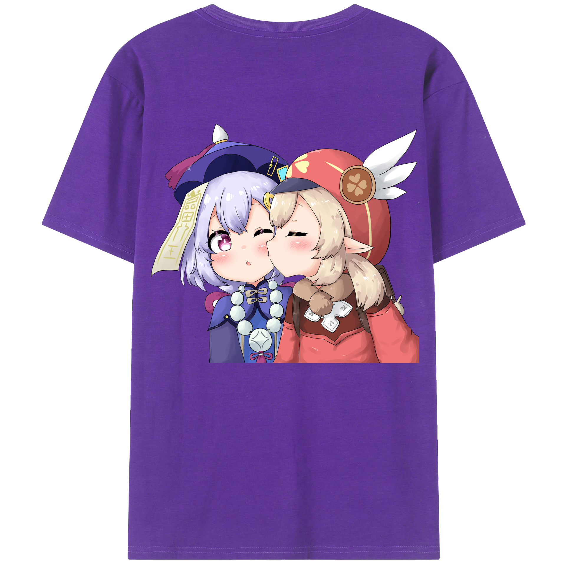 げんし神 七七 なな  genshin Nana 綿100％半袖Tシャツ（背面プリント）