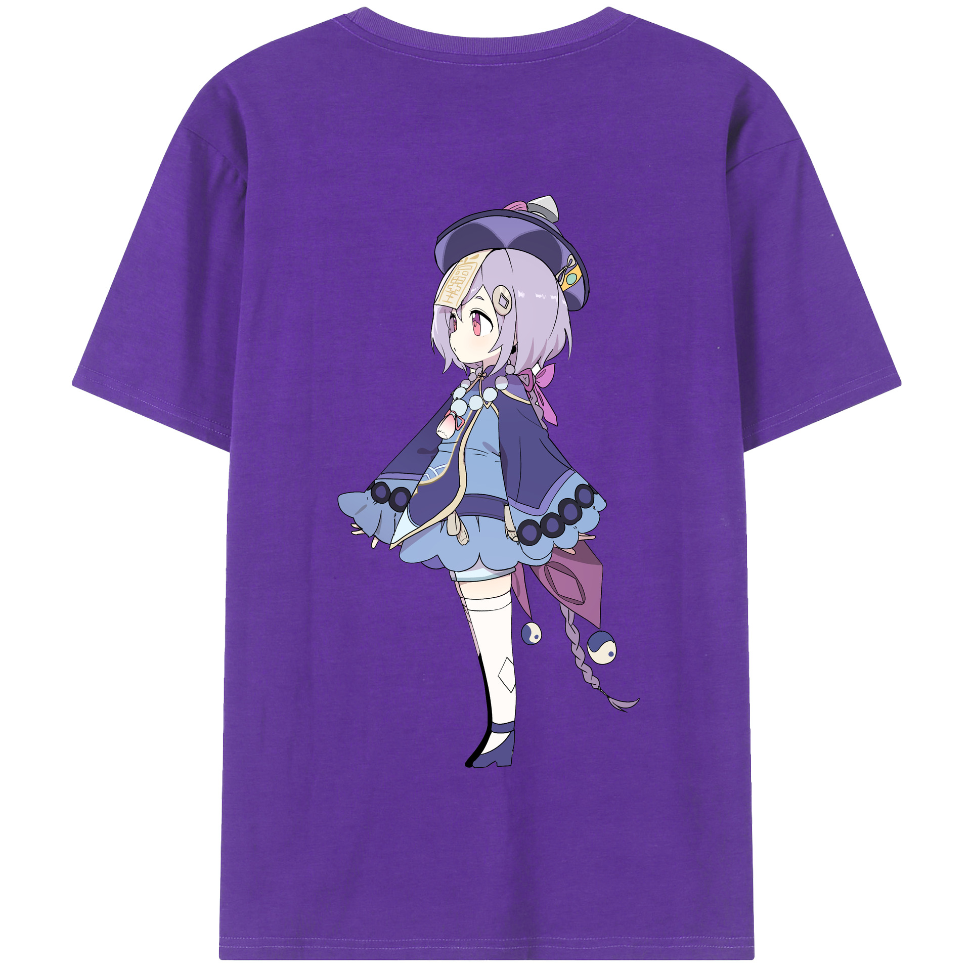 げんし神 七七 なな  genshin Nana 綿100％半袖Tシャツ（背面プリント）