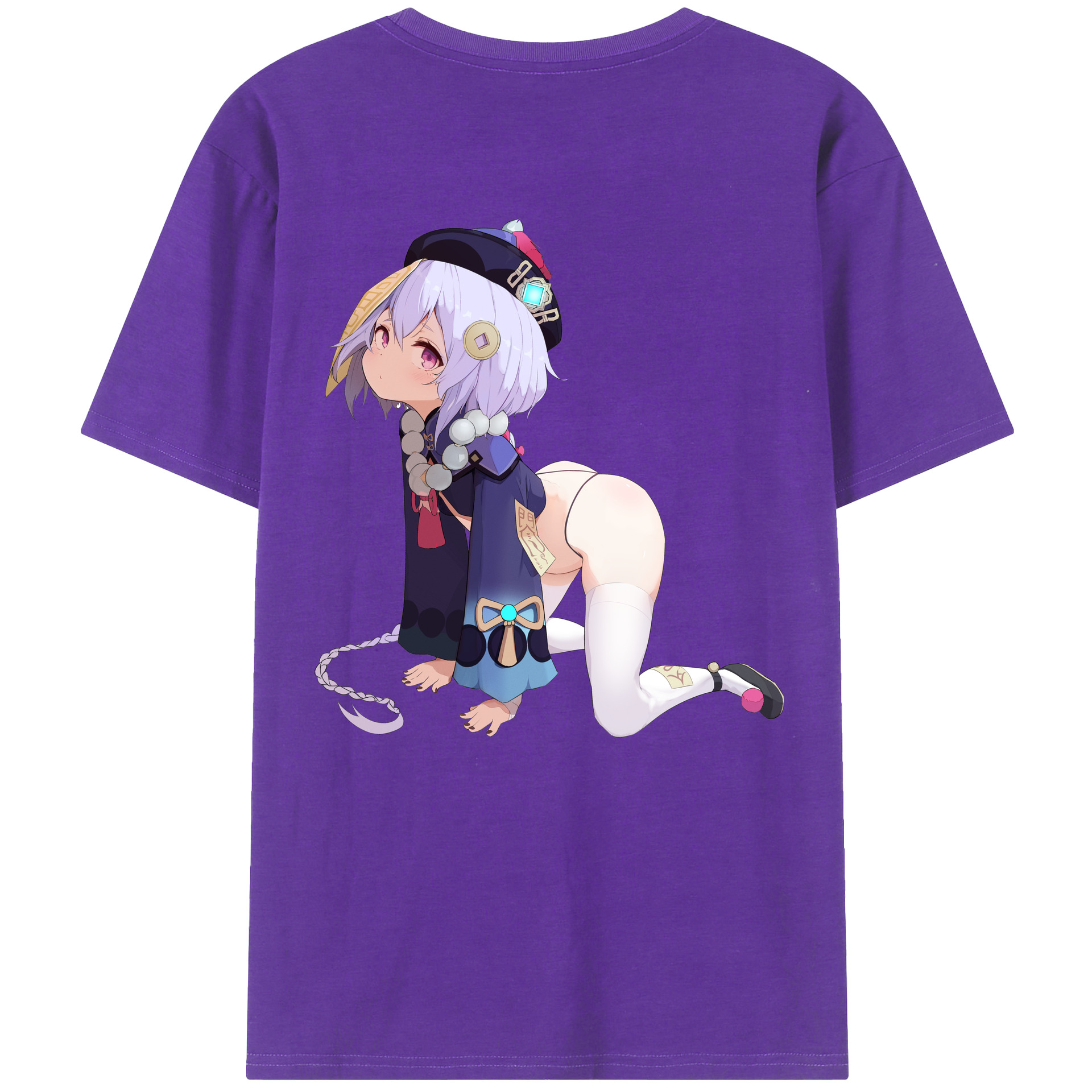 げんし神 七七 なな  genshin Nana 綿100％半袖Tシャツ（背面プリント）