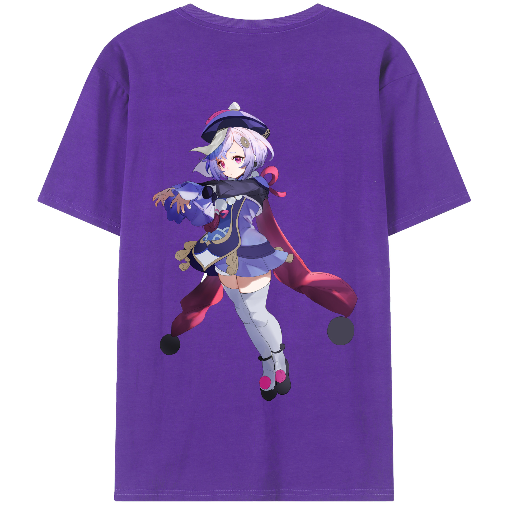 げんし神 七七 なな  genshin Nana 綿100％半袖Tシャツ（背面プリント）