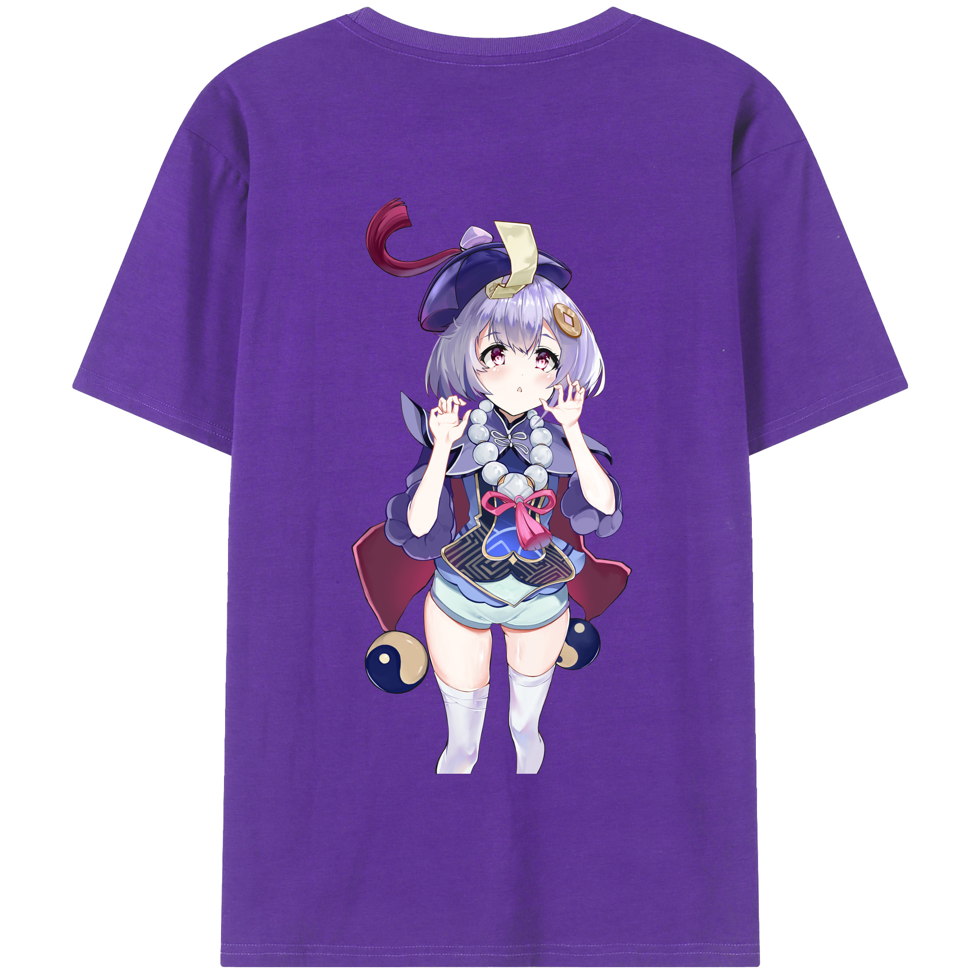 げんし神 七七 なな  genshin Nana 綿100％半袖Tシャツ（背面プリント）