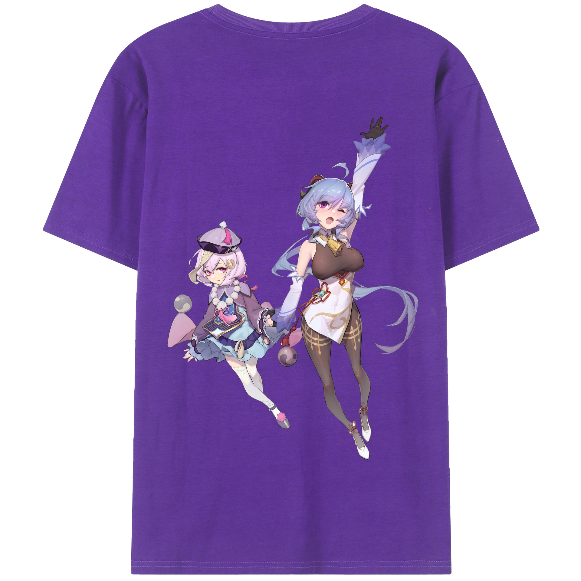 げんし神 七七 なな  genshin Nana 綿100％半袖Tシャツ（背面プリント）