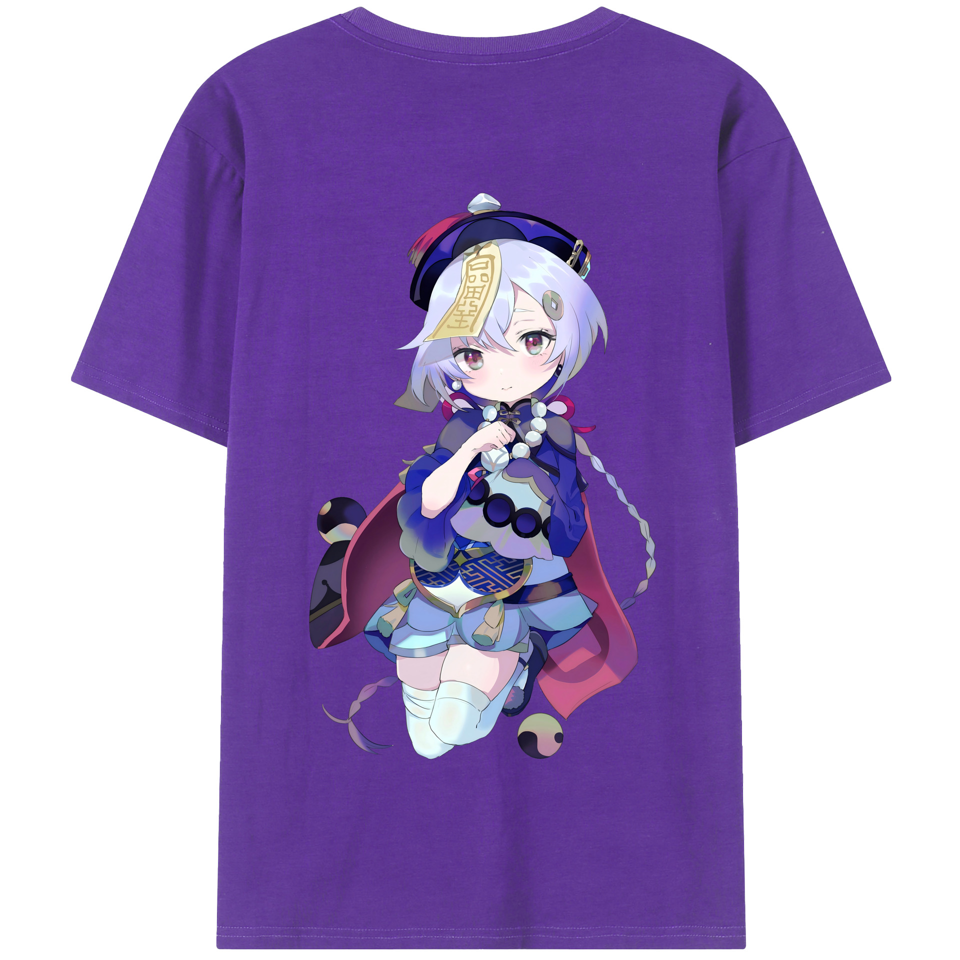 げんし神 七七 なな  genshin Nana 綿100％半袖Tシャツ（背面プリント）