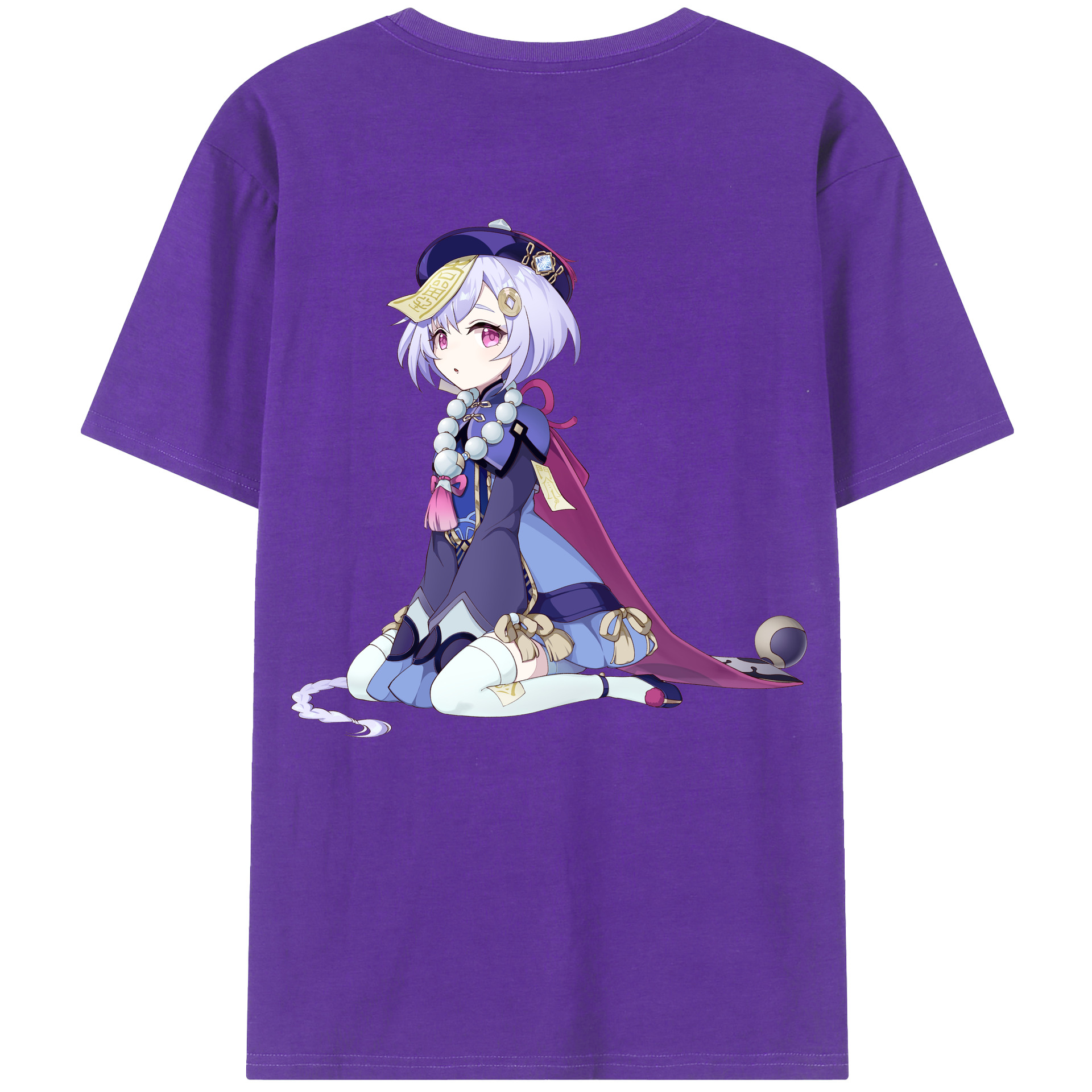 げんし神 七七 なな  genshin Nana 綿100％半袖Tシャツ（背面プリント）