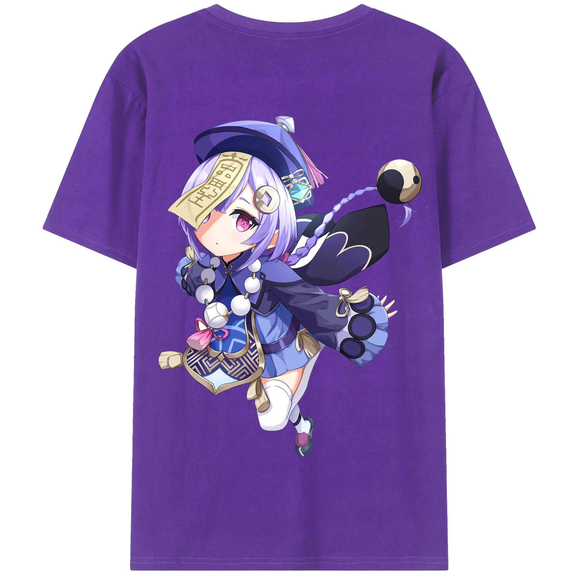 げんし神 七七 なな  genshin Nana 綿100％半袖Tシャツ（背面プリント）