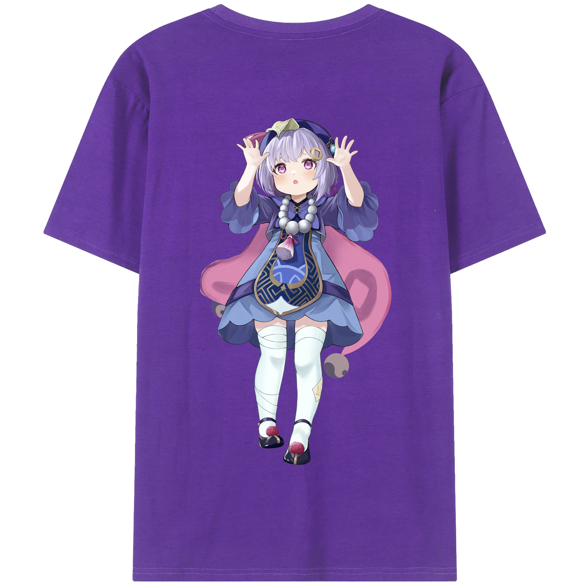 げんし神 七七 なな  genshin Nana 綿100％半袖Tシャツ（背面プリント）