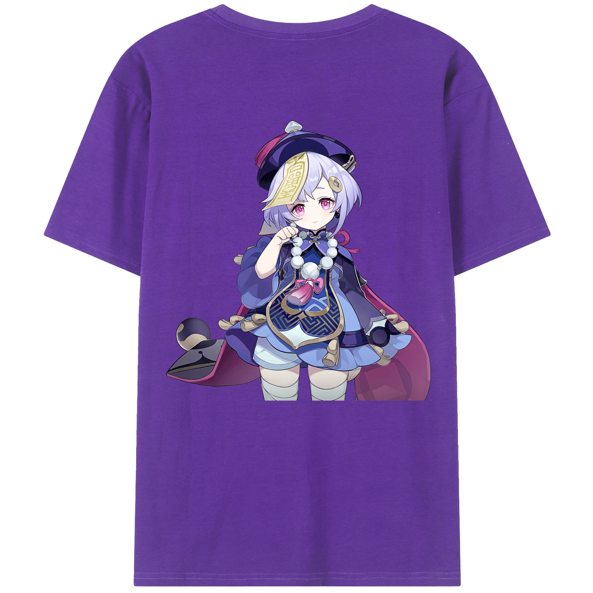 げんし神 七七 なな  genshin Nana 綿100％半袖Tシャツ（背面プリント）