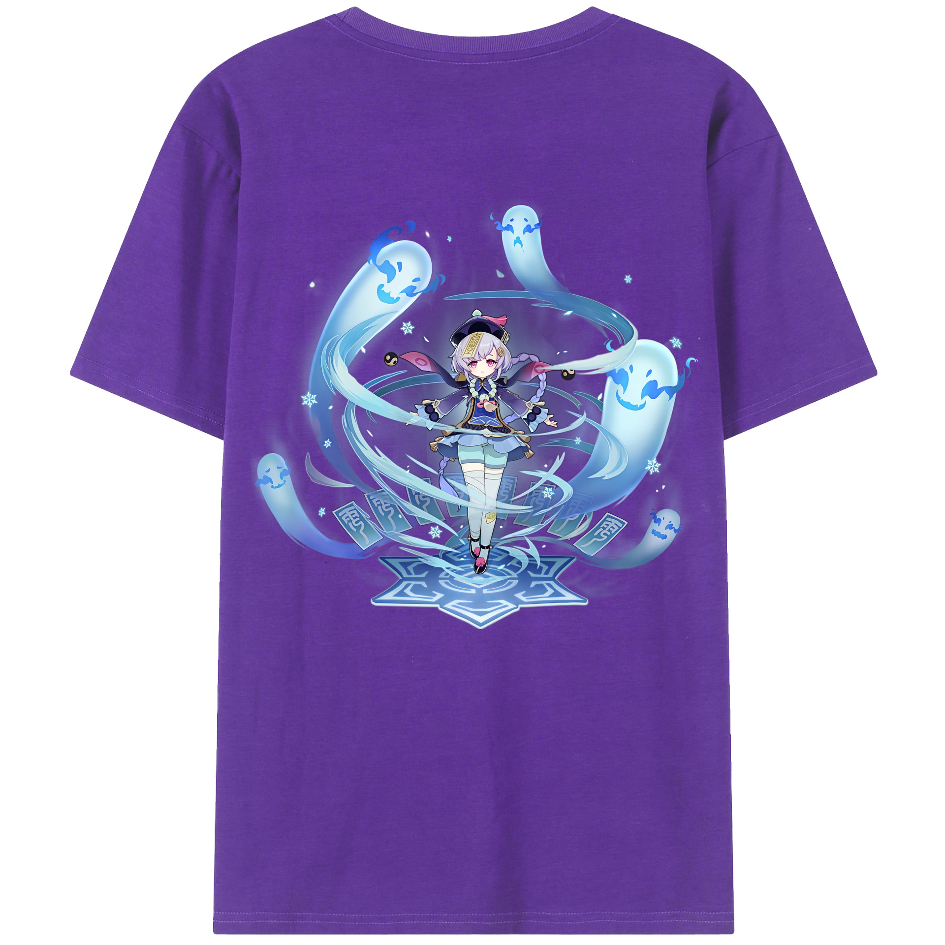 げんし神 七七 なな  genshin Nana 綿100％半袖Tシャツ（背面プリント）