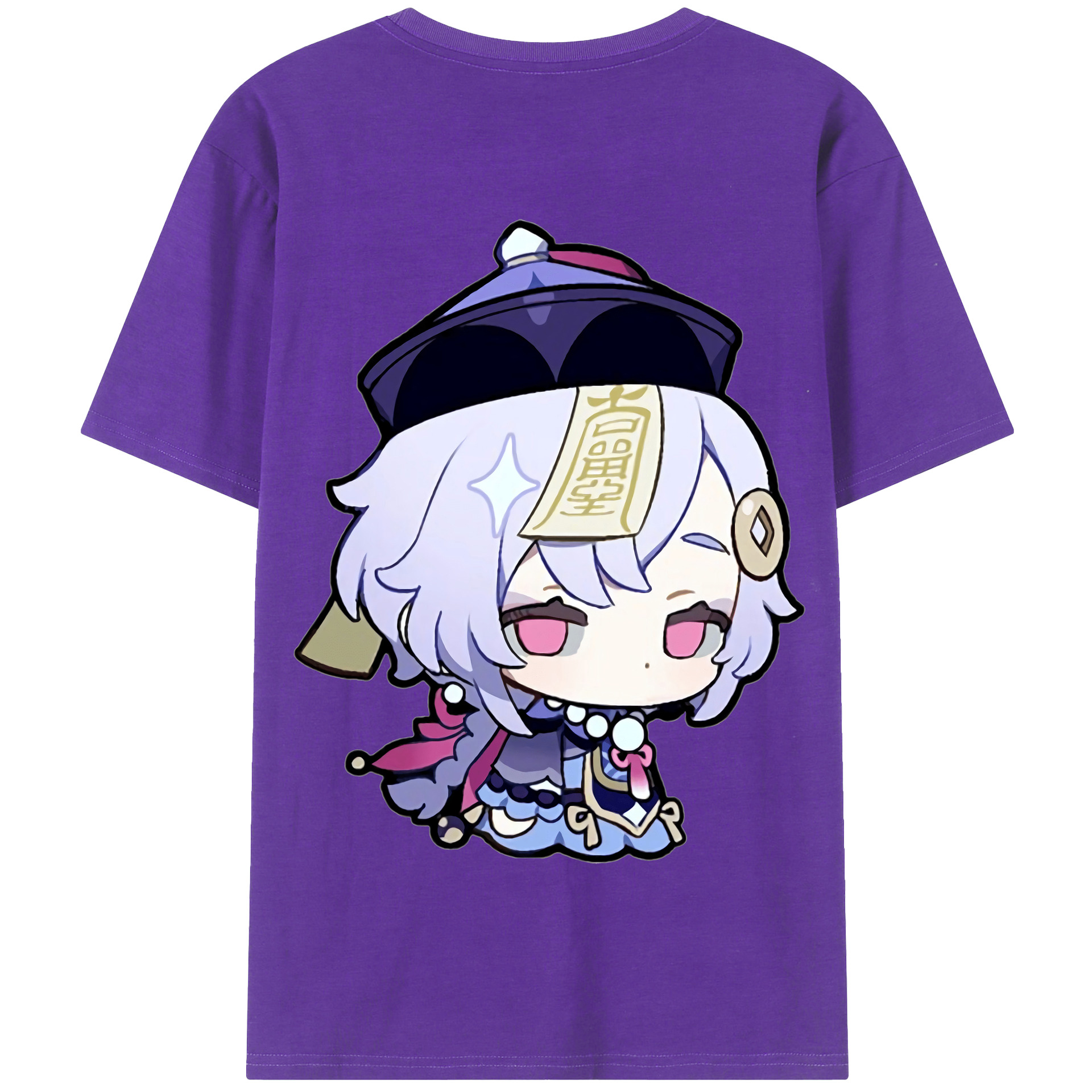 げんし神 七七 なな  genshin Nana 綿100％半袖Tシャツ（背面プリント）