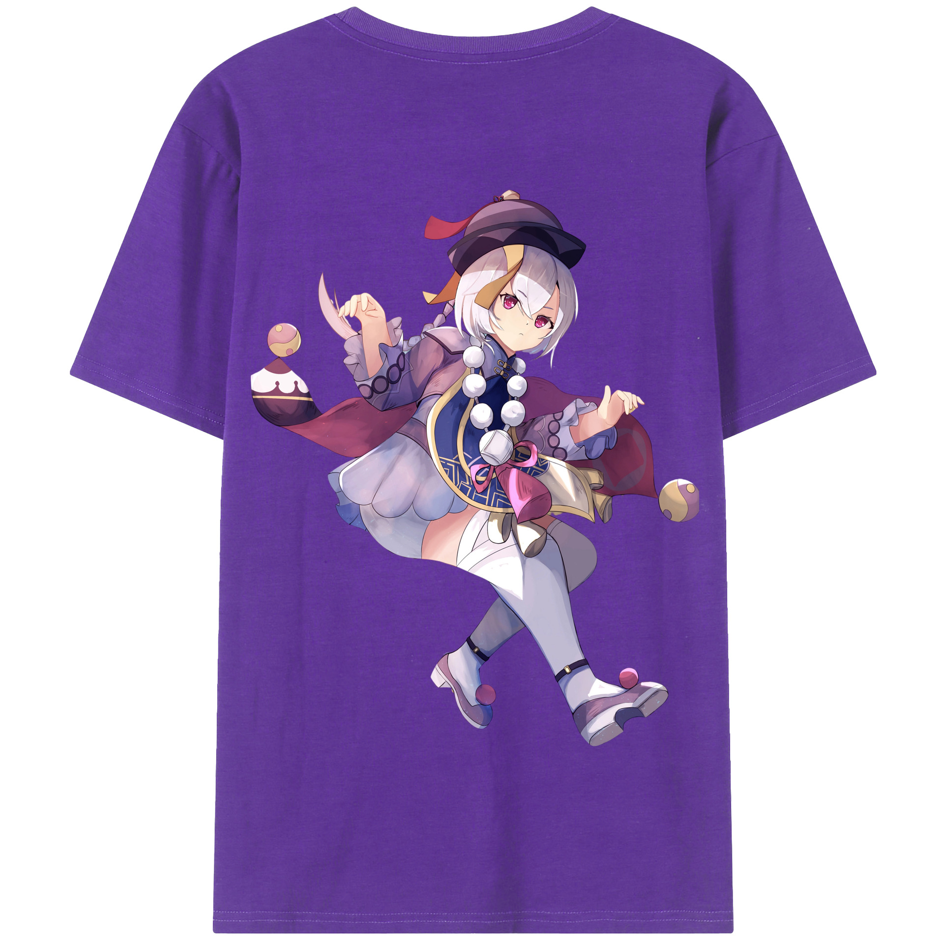 げんし神 七七 なな  genshin Nana 綿100％半袖Tシャツ（背面プリント）