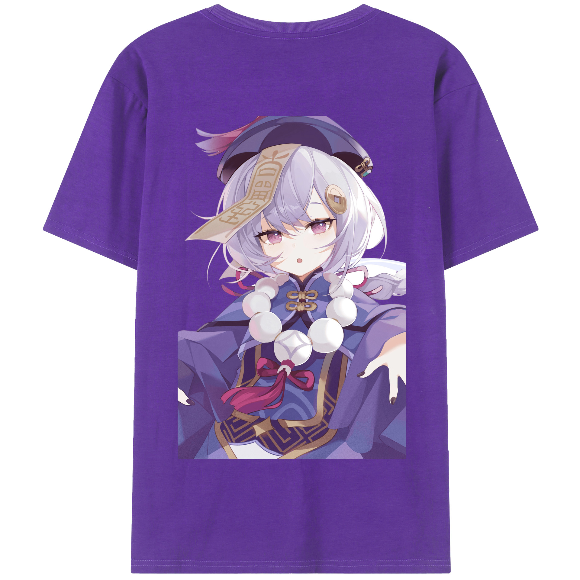 げんし神 七七 なな  genshin Nana 綿100％半袖Tシャツ（背面プリント）