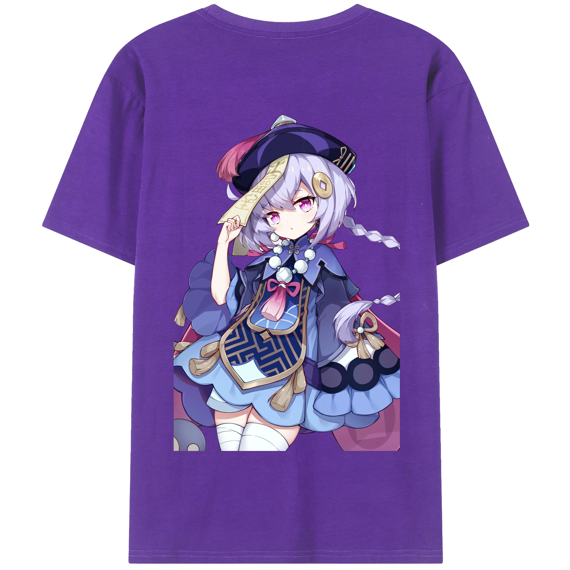 げんし神 七七 なな  genshin Nana 綿100％半袖Tシャツ（背面プリント）