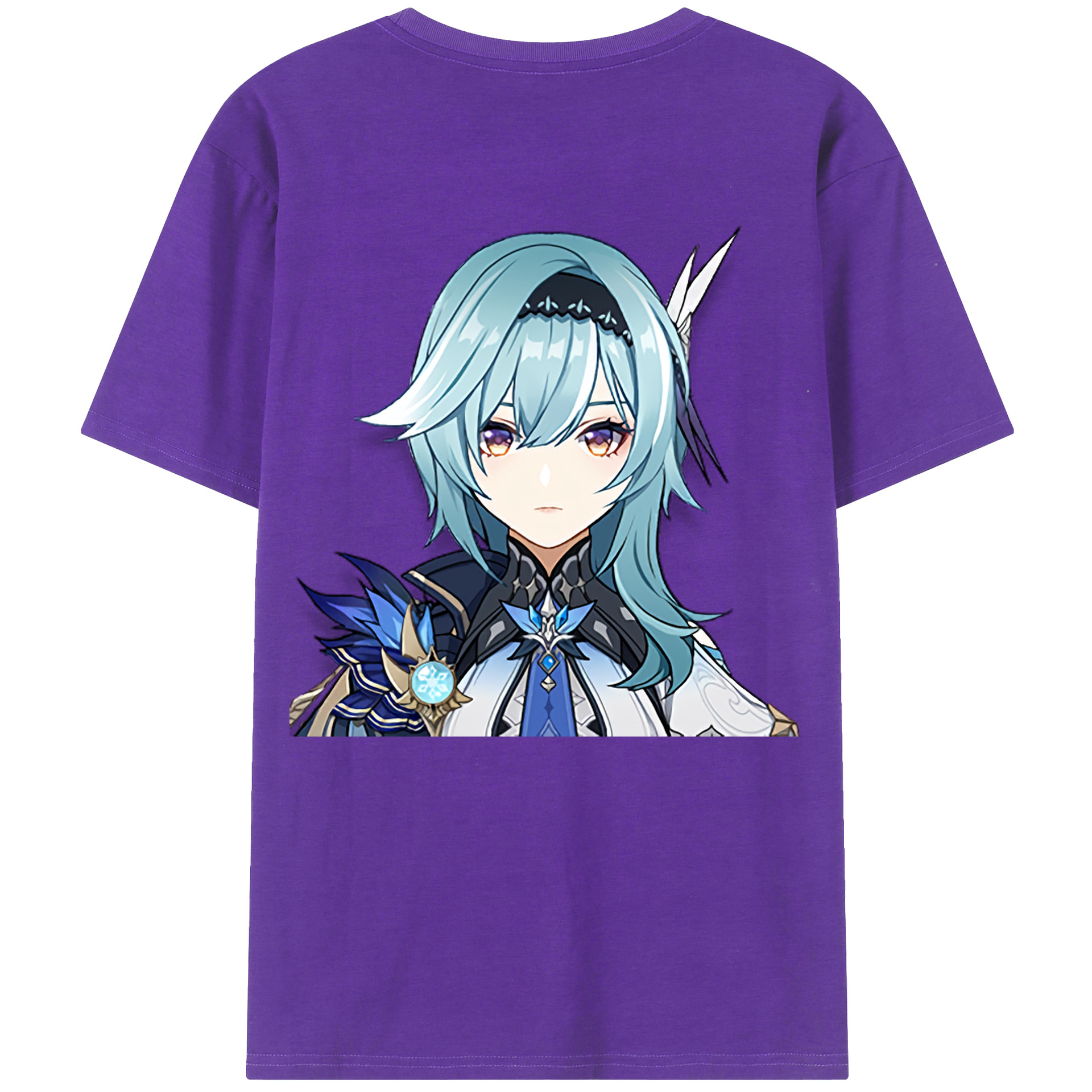 げんし神 优菈 ゆうら genshin Yūra 綿100％半袖Tシャツ（背面プリント）