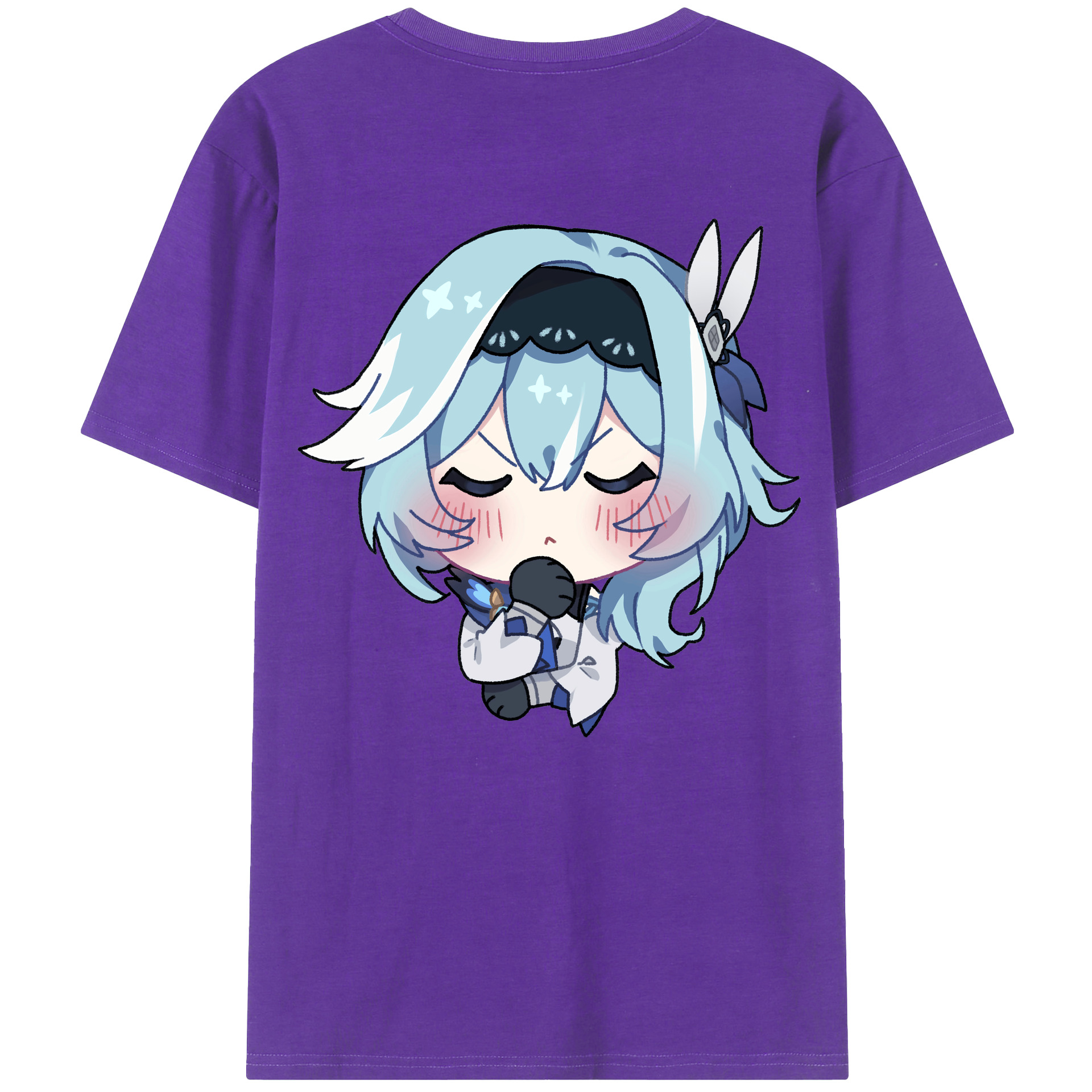 げんし神 优菈 ゆうら genshin Yūra 綿100％半袖Tシャツ（背面プリント）