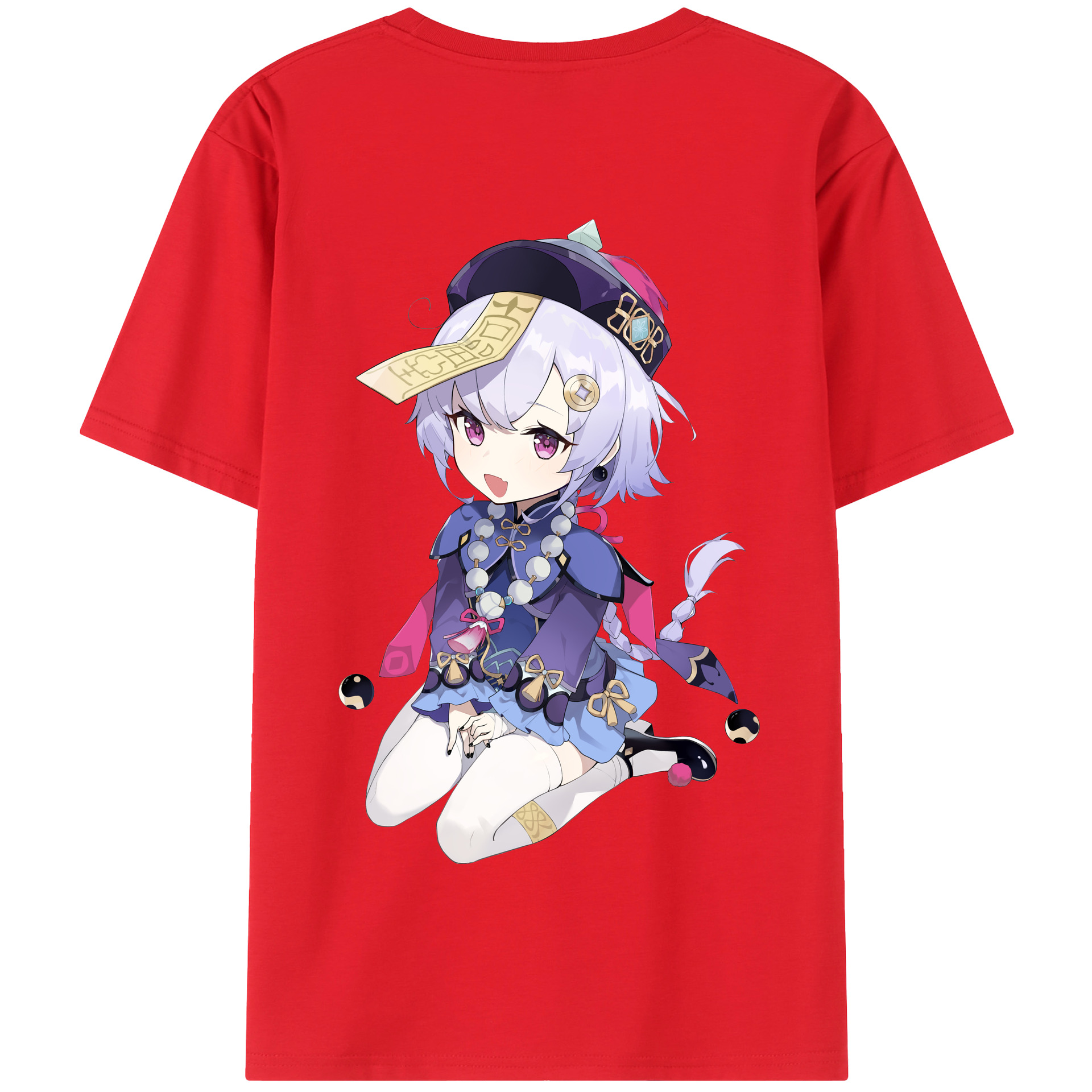 げんし神 七七 なな  genshin Nana 綿100％半袖Tシャツ（背面プリント）