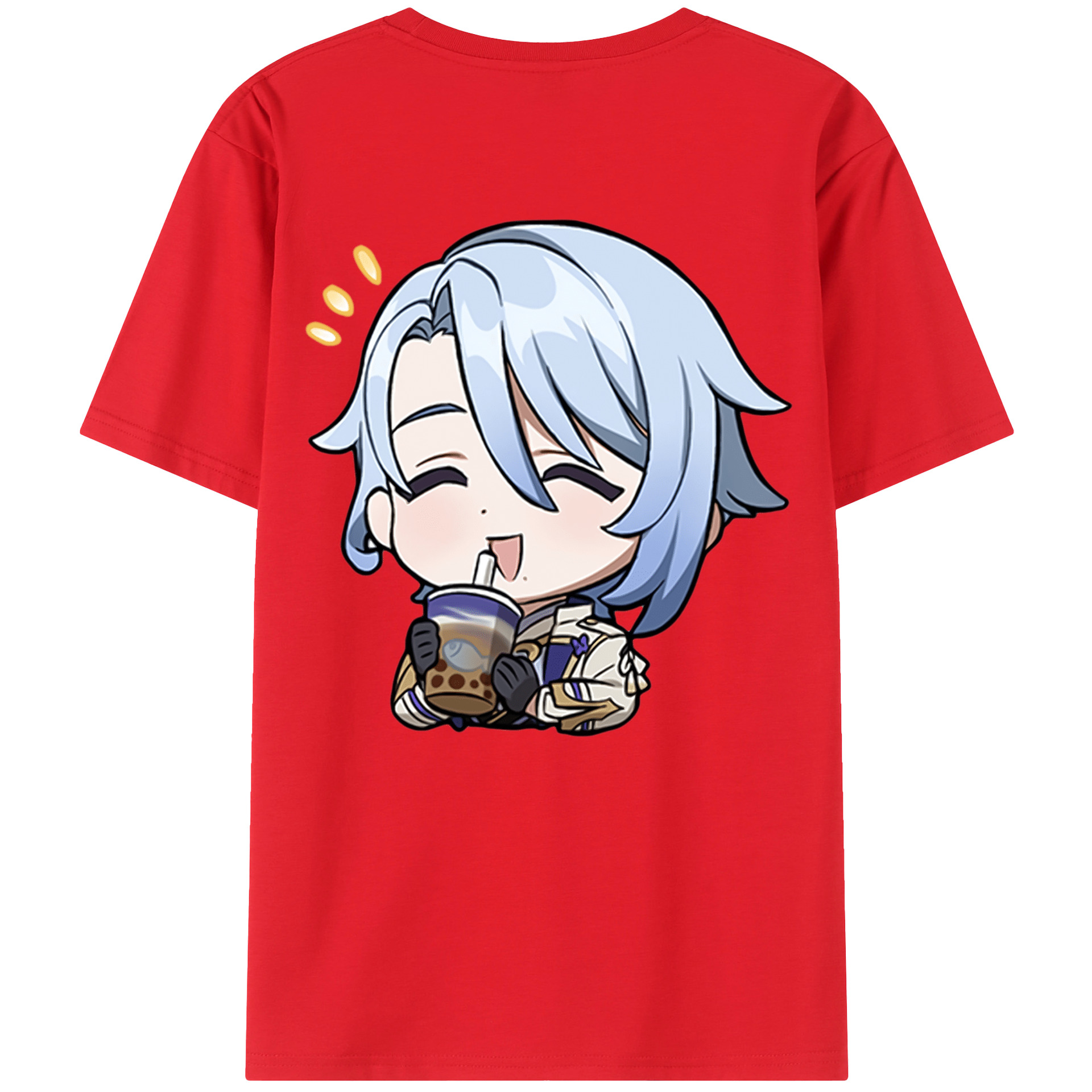 げんし神 神里綾人 かみさとあやと genshin Kamisato Ayato 綿100％半袖Tシャツ（背面プリント）