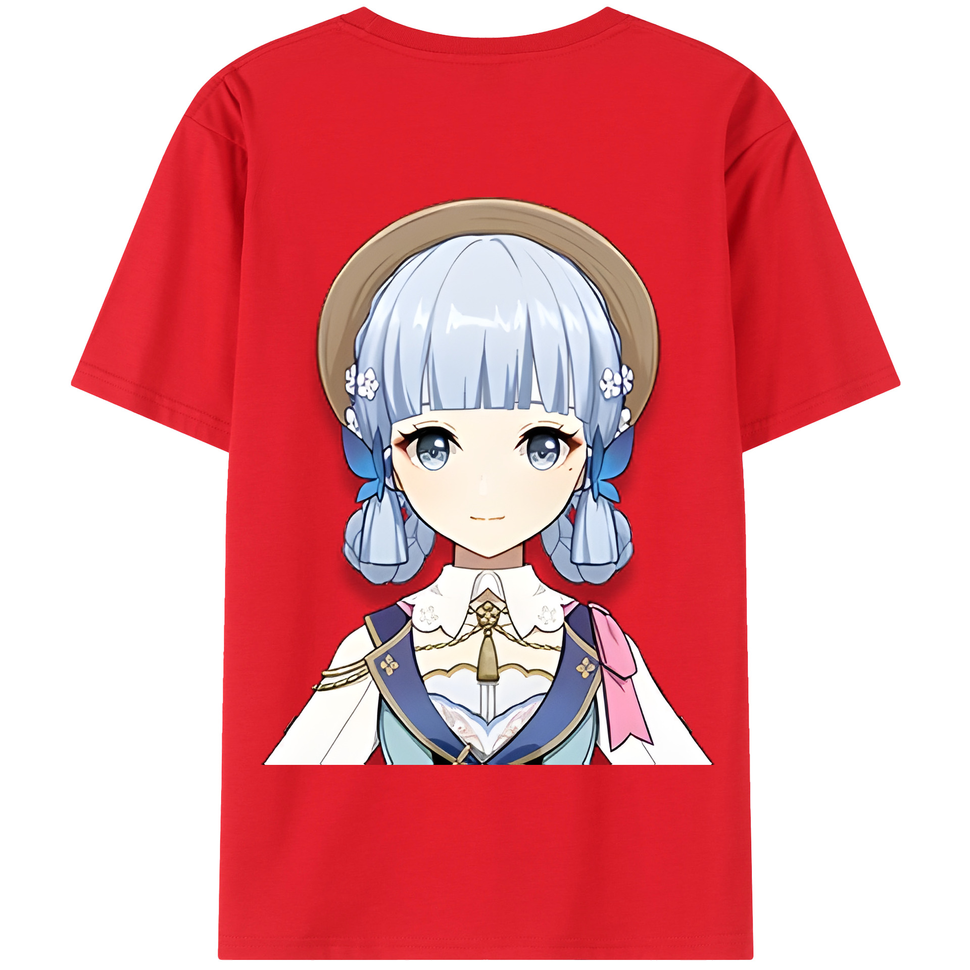 げんし神 神里綾華 神宮寺レン genshin Kamimiya Ren 綿100％半袖Tシャツ（背面プリント）