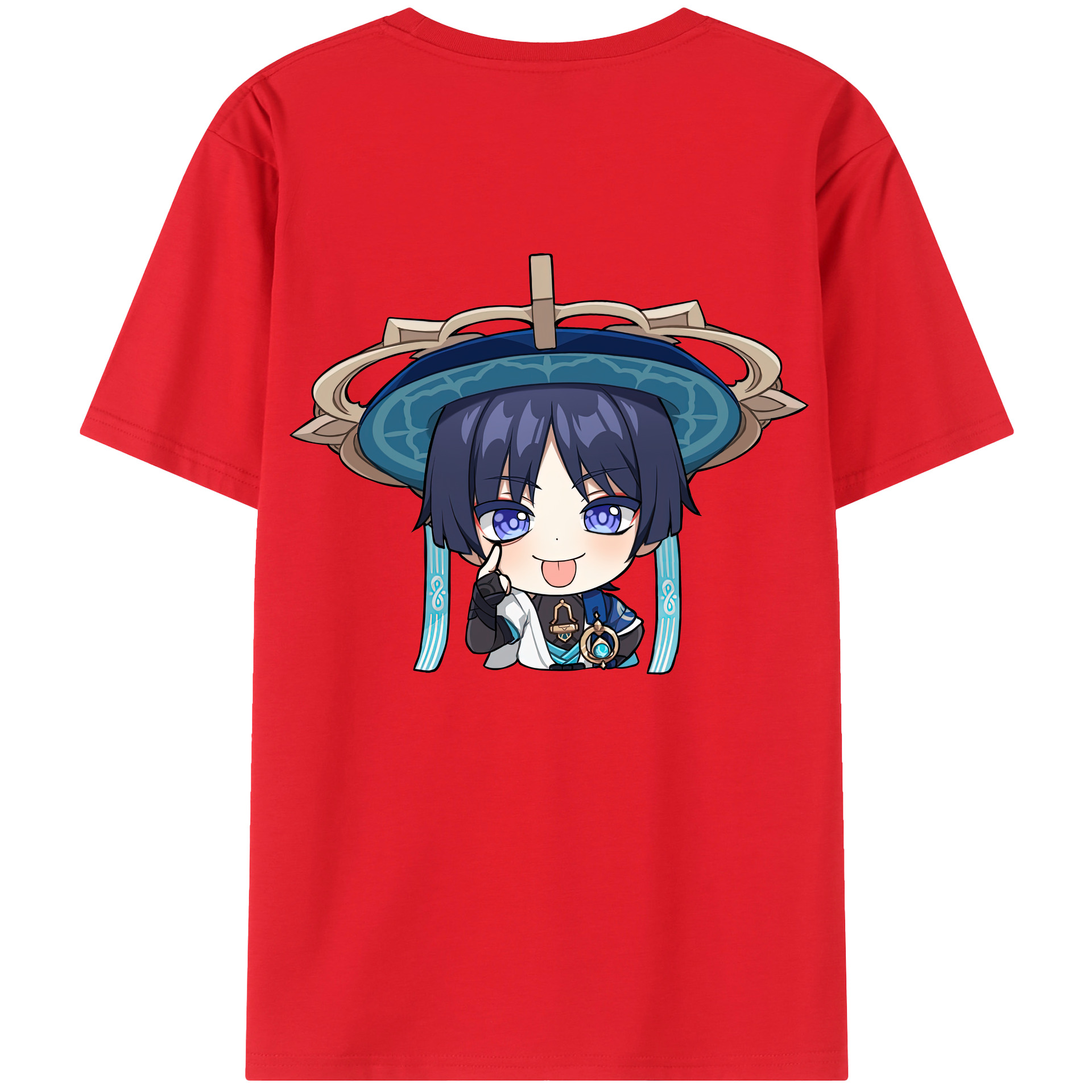 げんし神 さんペい genshin Sanpei 綿100％半袖Tシャツ（背面プリント）