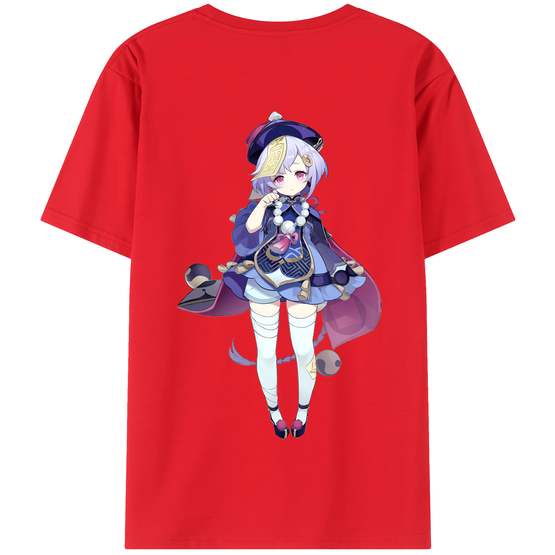 げんし神 七七 なな  genshin Nana 綿100％半袖Tシャツ（背面プリント）