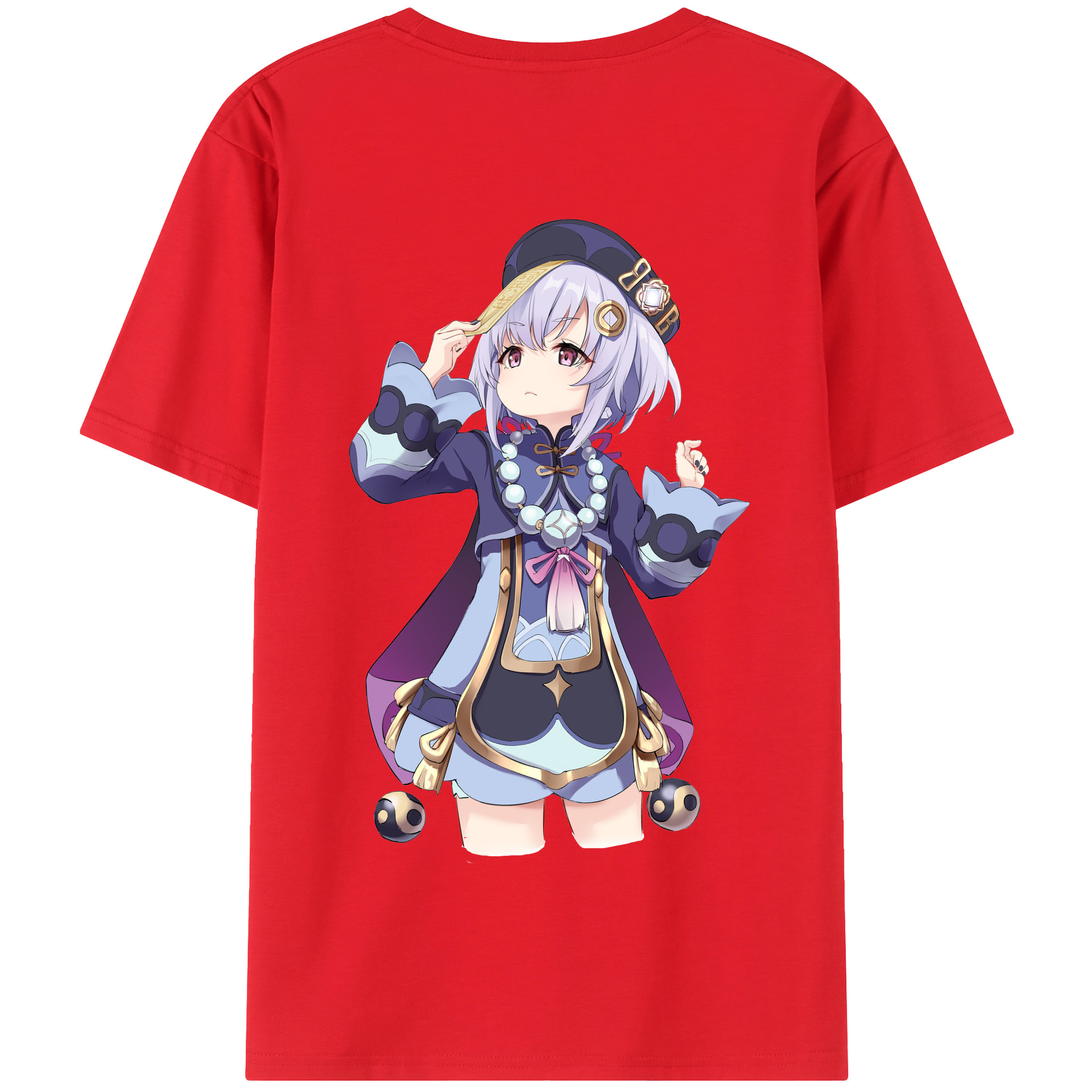 げんし神 七七 なな  genshin Nana 綿100％半袖Tシャツ（背面プリント）