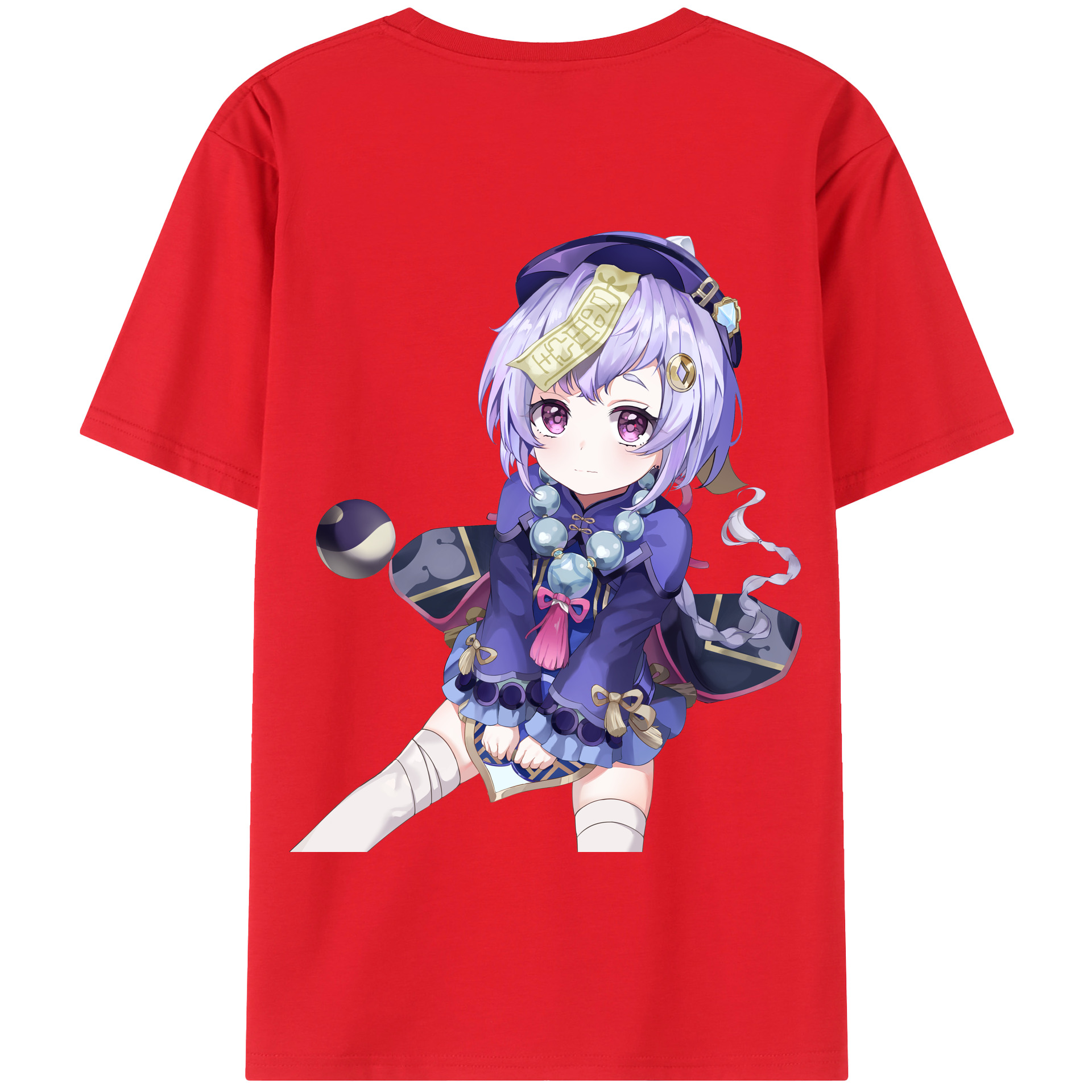 げんし神 七七 なな  genshin Nana 綿100％半袖Tシャツ（背面プリント）