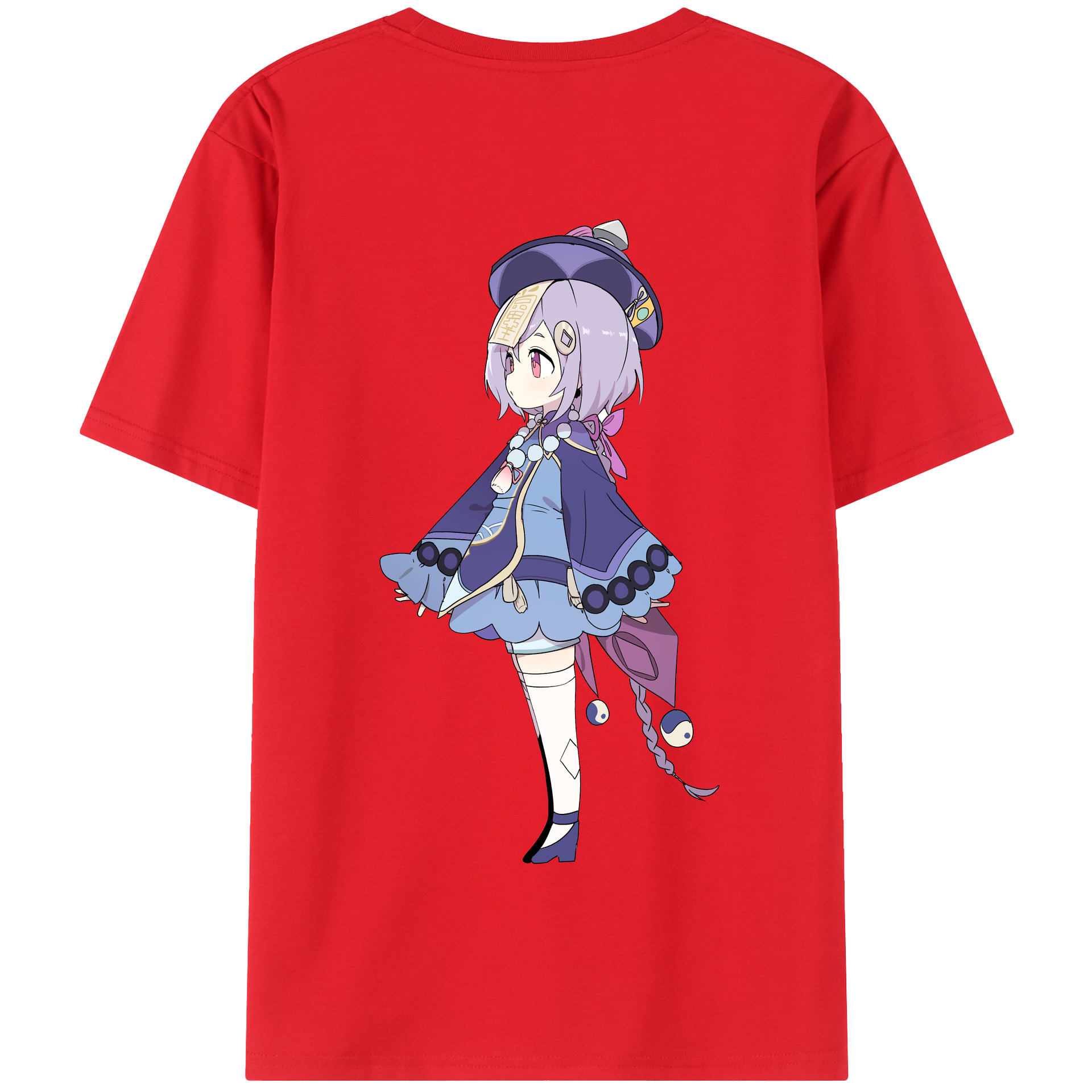 げんし神 七七 なな  genshin Nana 綿100％半袖Tシャツ（背面プリント）