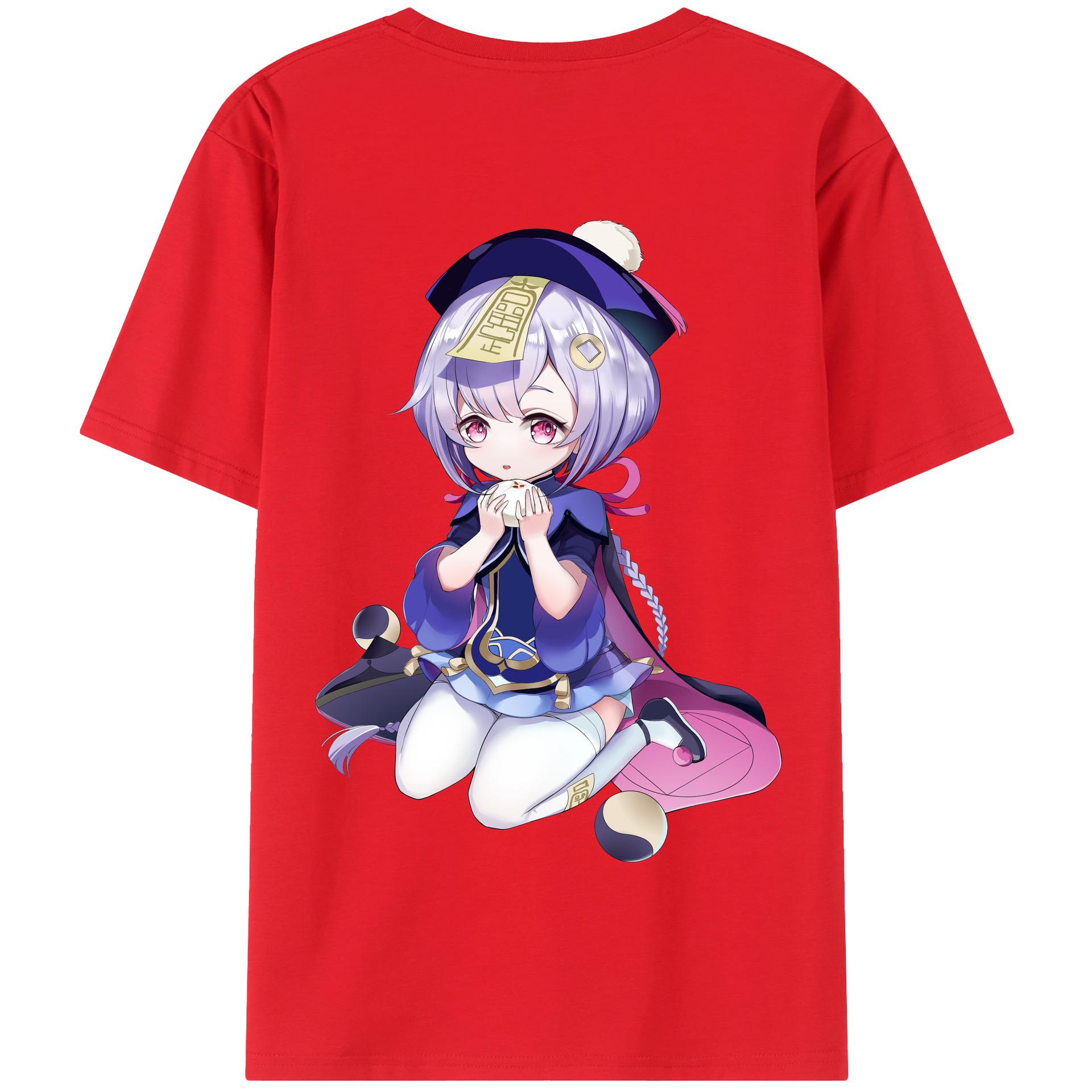 げんし神 七七 なな  genshin Nana 綿100％半袖Tシャツ（背面プリント）