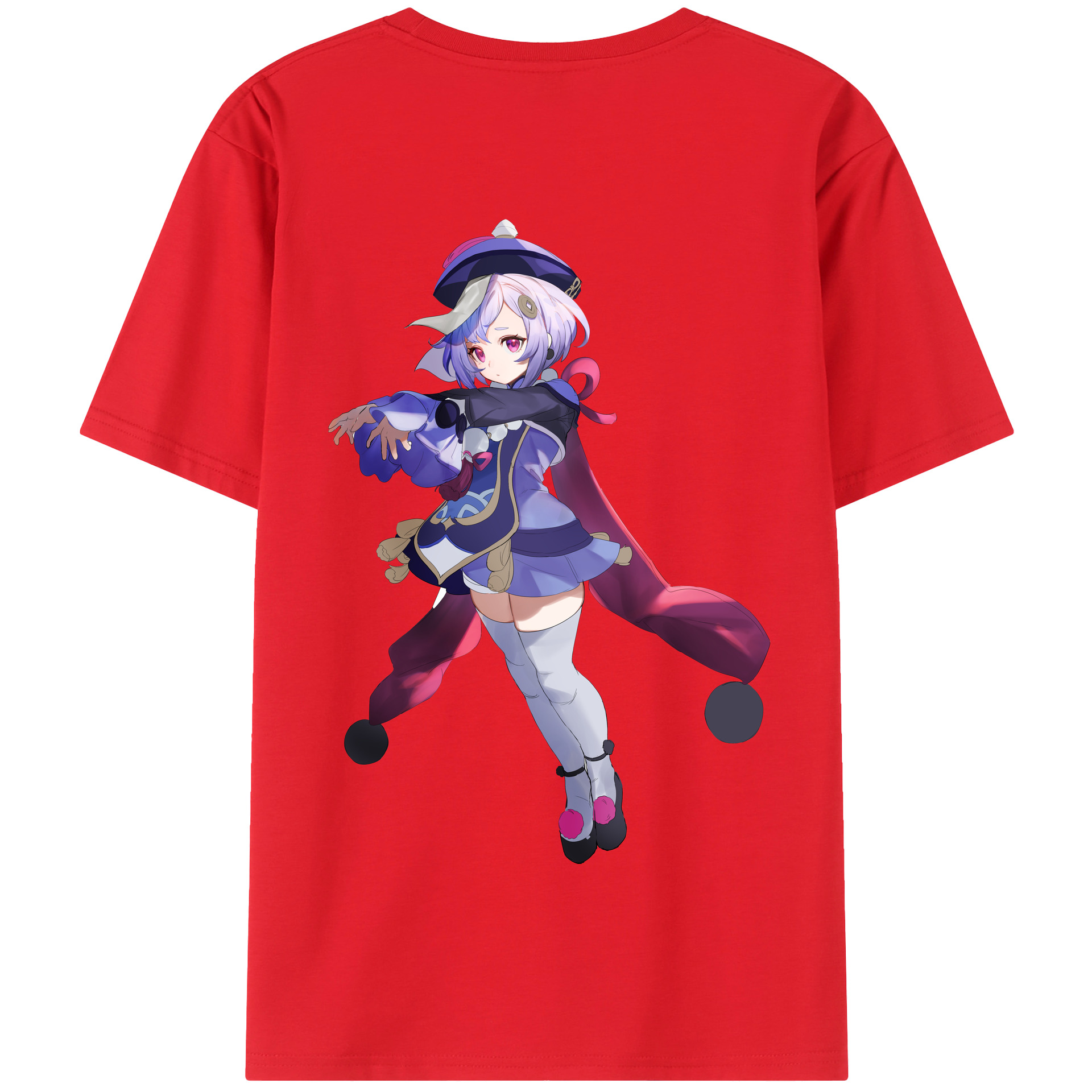 げんし神 七七 なな  genshin Nana 綿100％半袖Tシャツ（背面プリント）