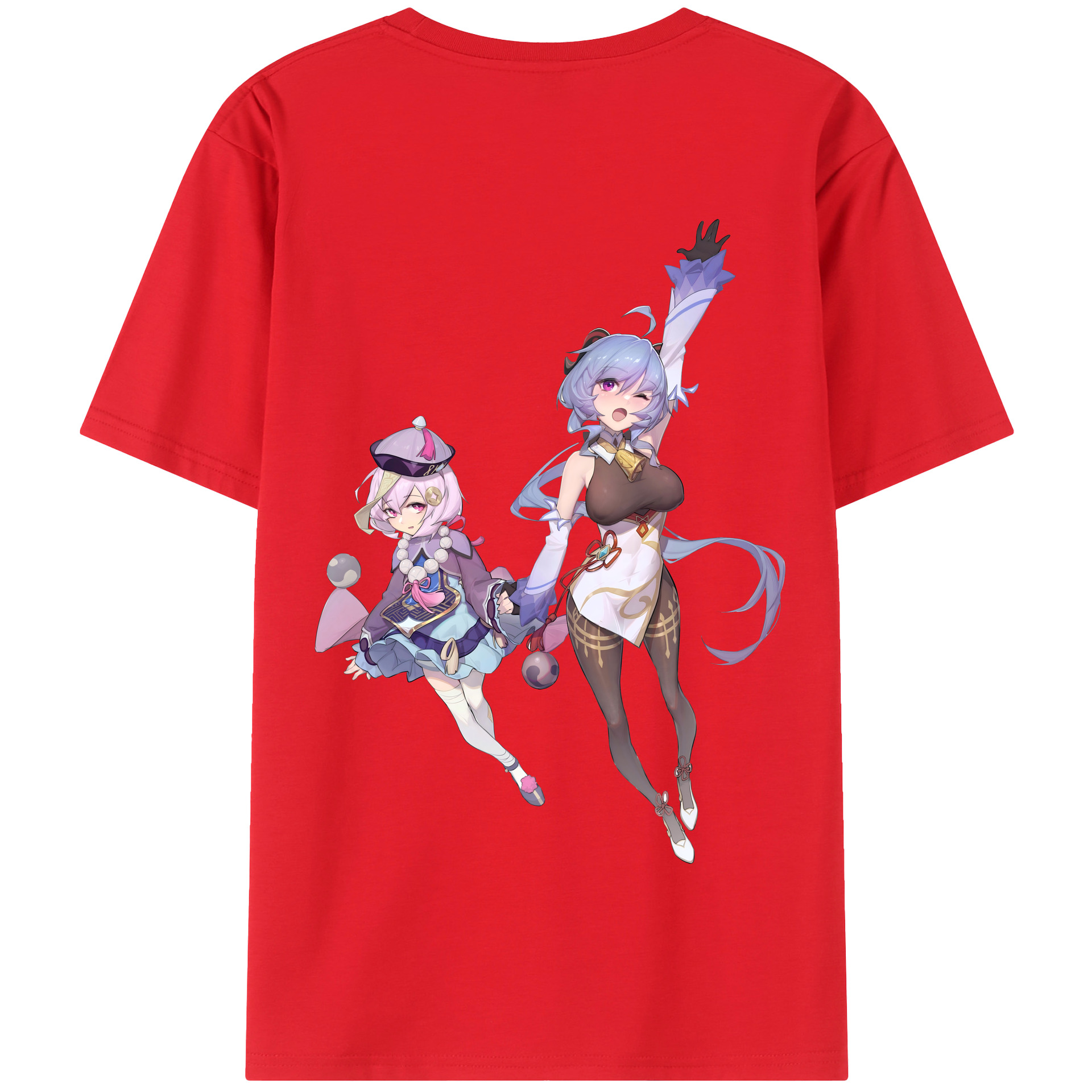 げんし神 七七 なな  genshin Nana 綿100％半袖Tシャツ（背面プリント）