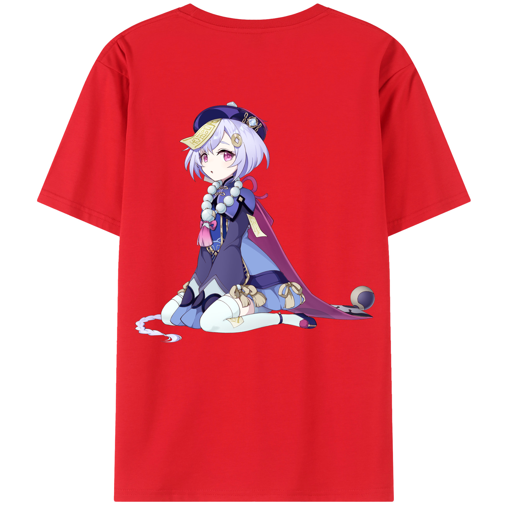 げんし神 七七 なな  genshin Nana 綿100％半袖Tシャツ（背面プリント）