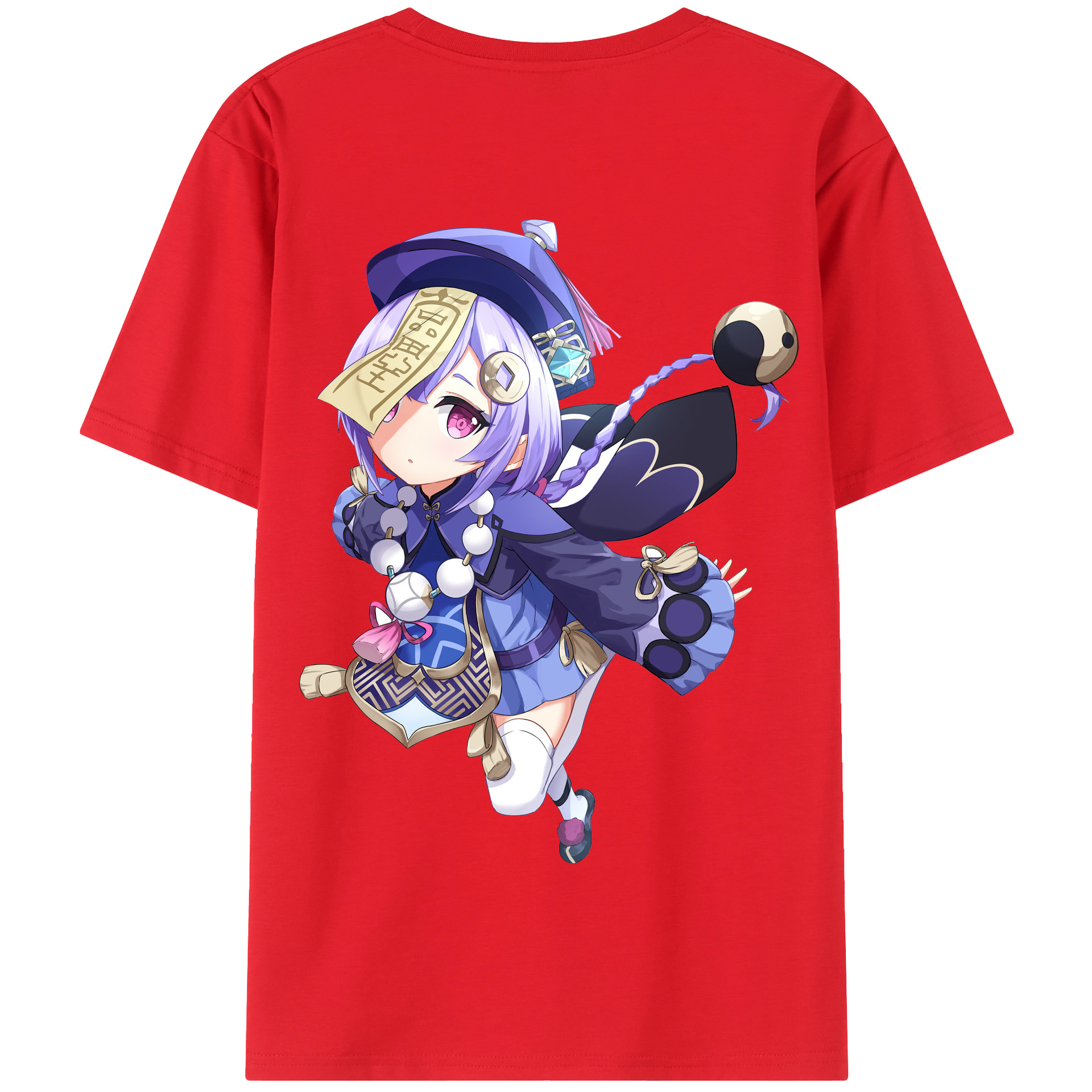げんし神 七七 なな  genshin Nana 綿100％半袖Tシャツ（背面プリント）