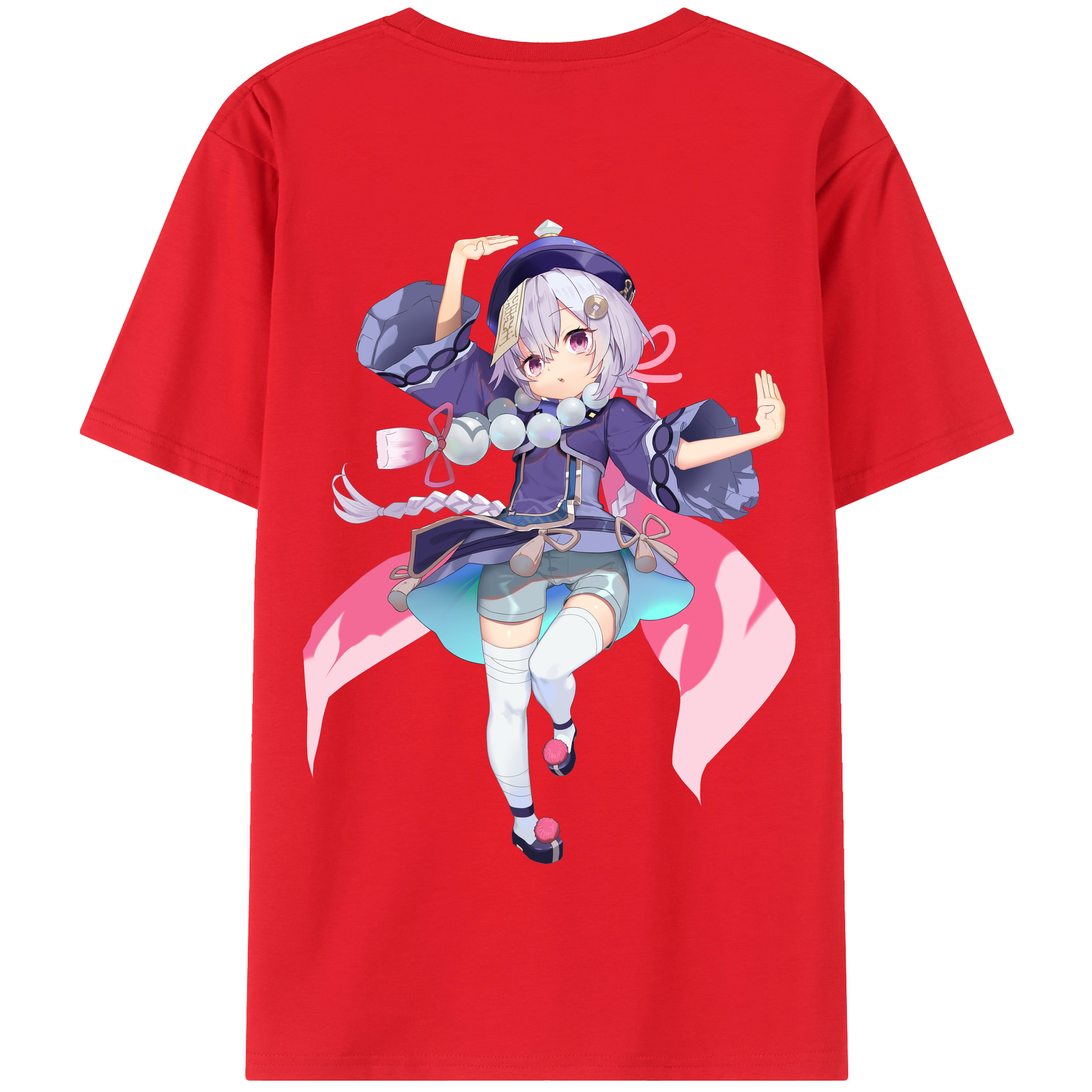 げんし神 七七 なな  genshin Nana 綿100％半袖Tシャツ（背面プリント）