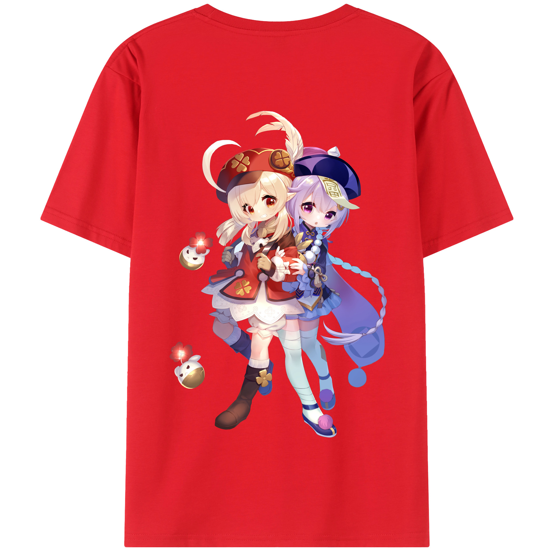 げんし神 七七 なな  genshin Nana 綿100％半袖Tシャツ（背面プリント）