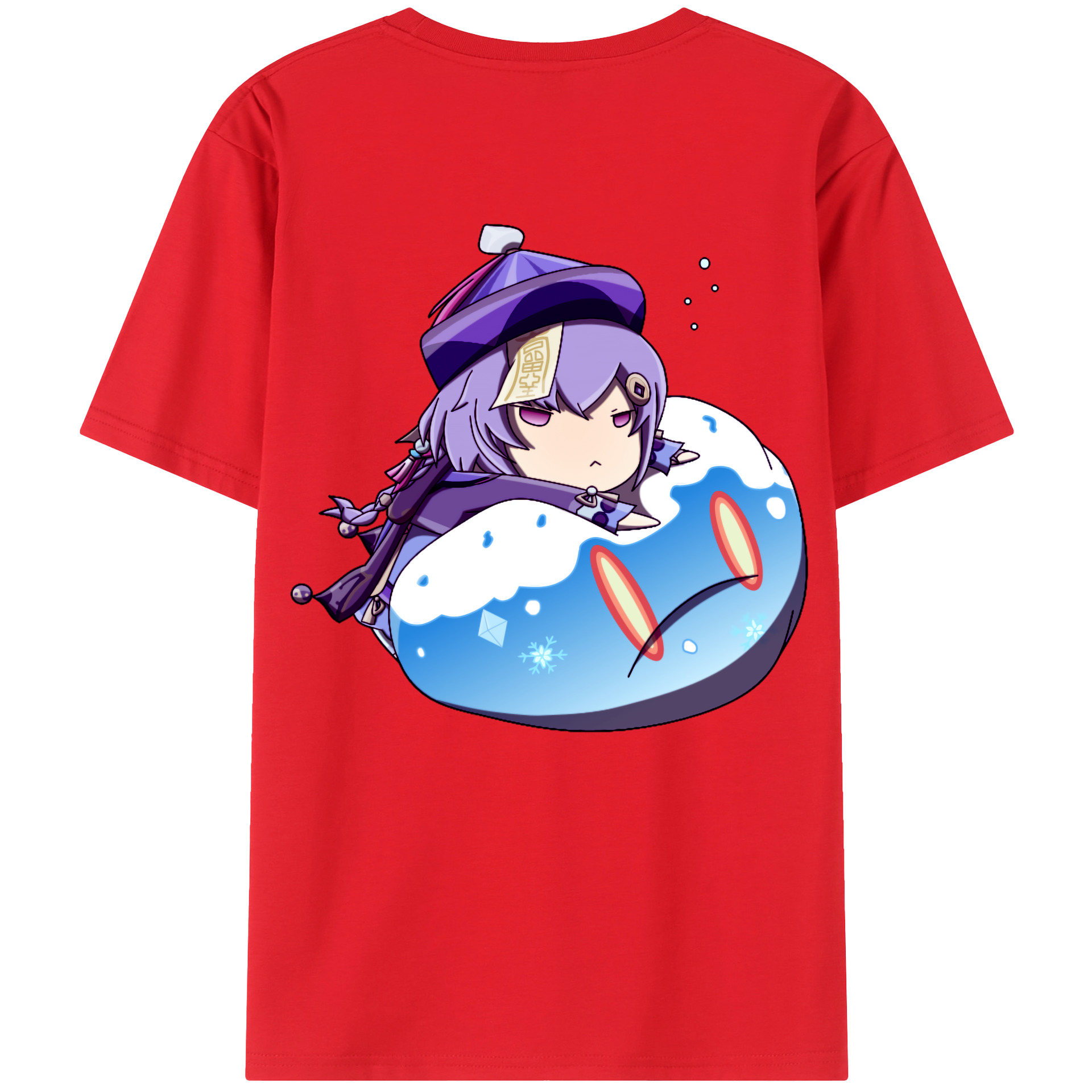 げんし神 七七 なな  genshin Nana 綿100％半袖Tシャツ（背面プリント）