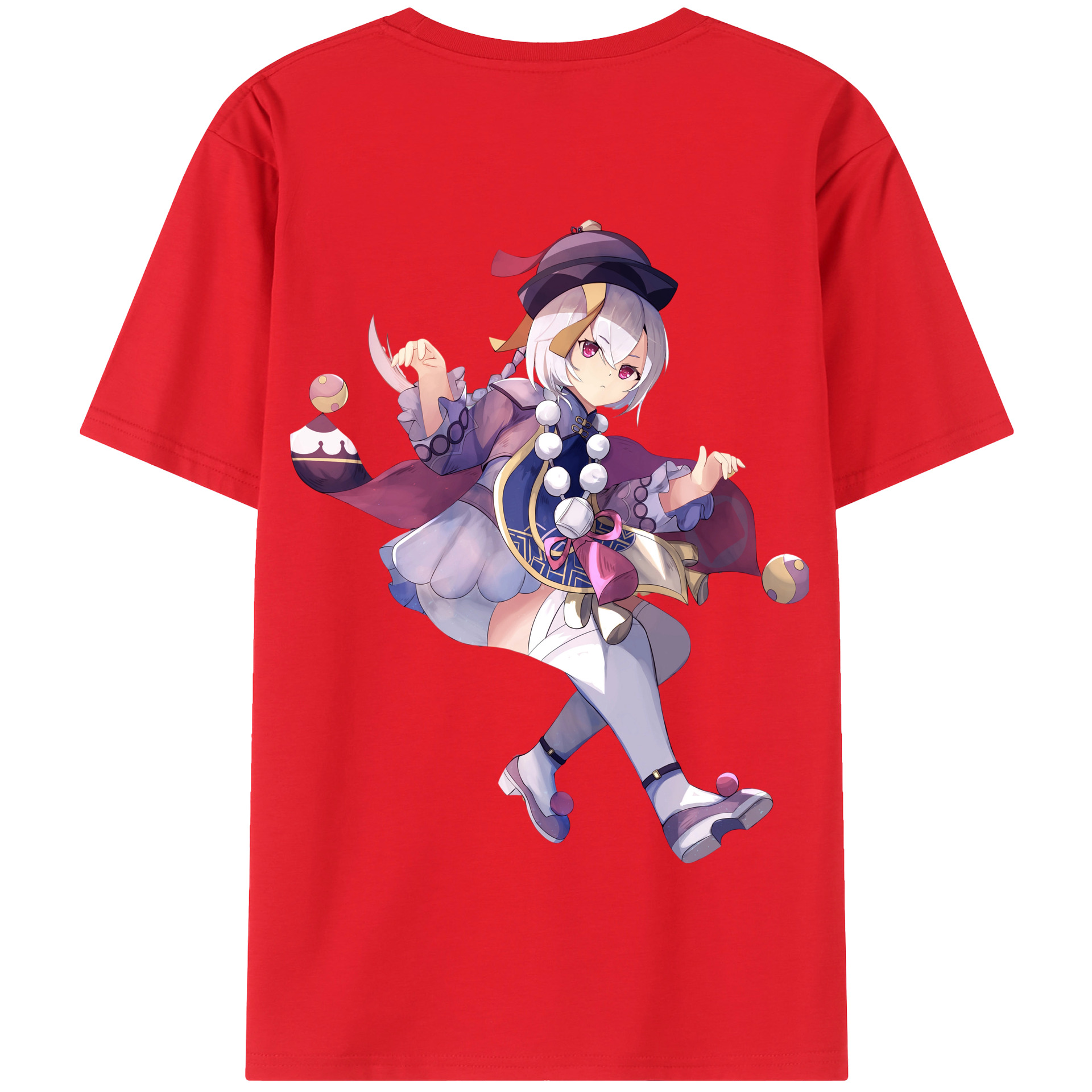げんし神 七七 なな  genshin Nana 綿100％半袖Tシャツ（背面プリント）