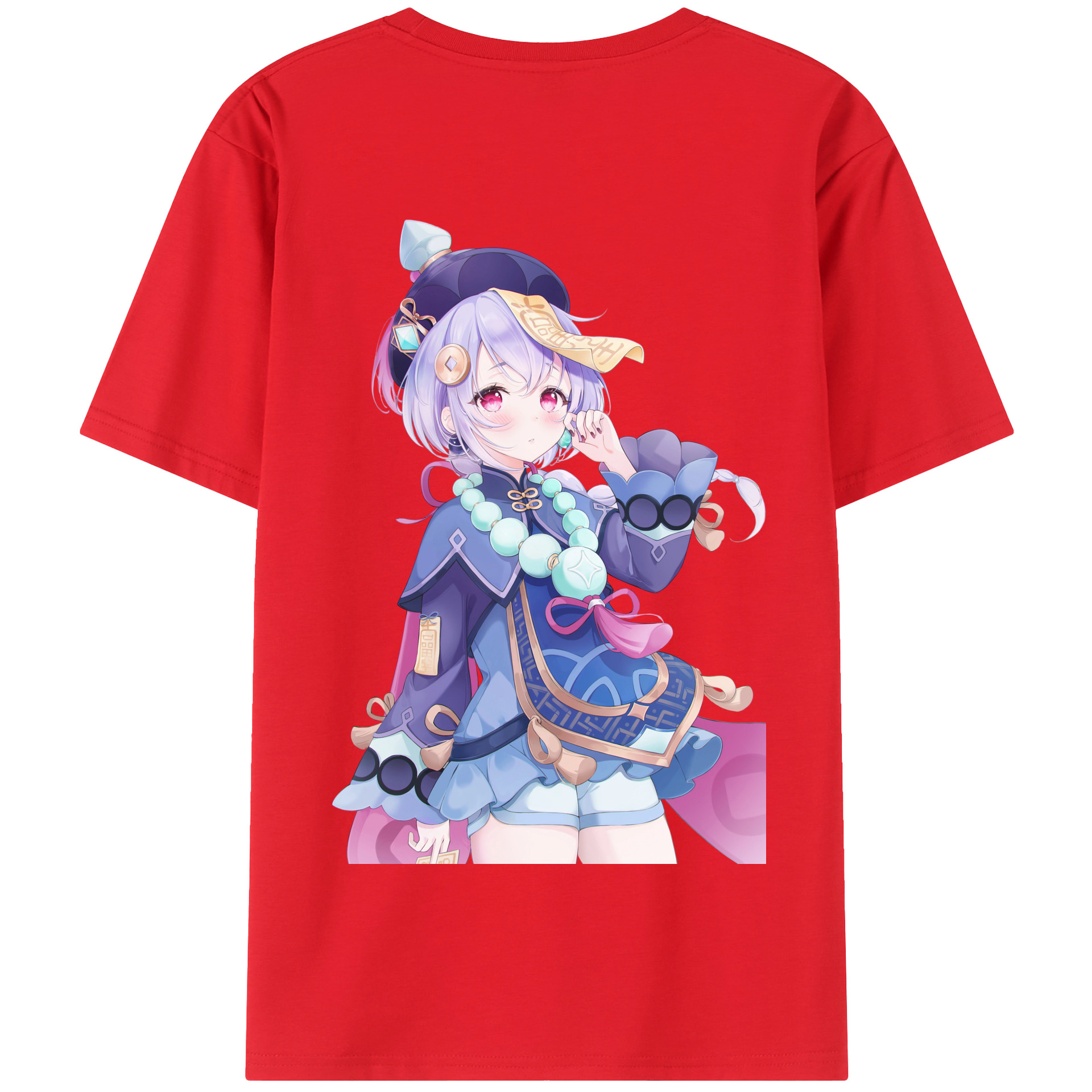 げんし神 七七 なな  genshin Nana 綿100％半袖Tシャツ（背面プリント）
