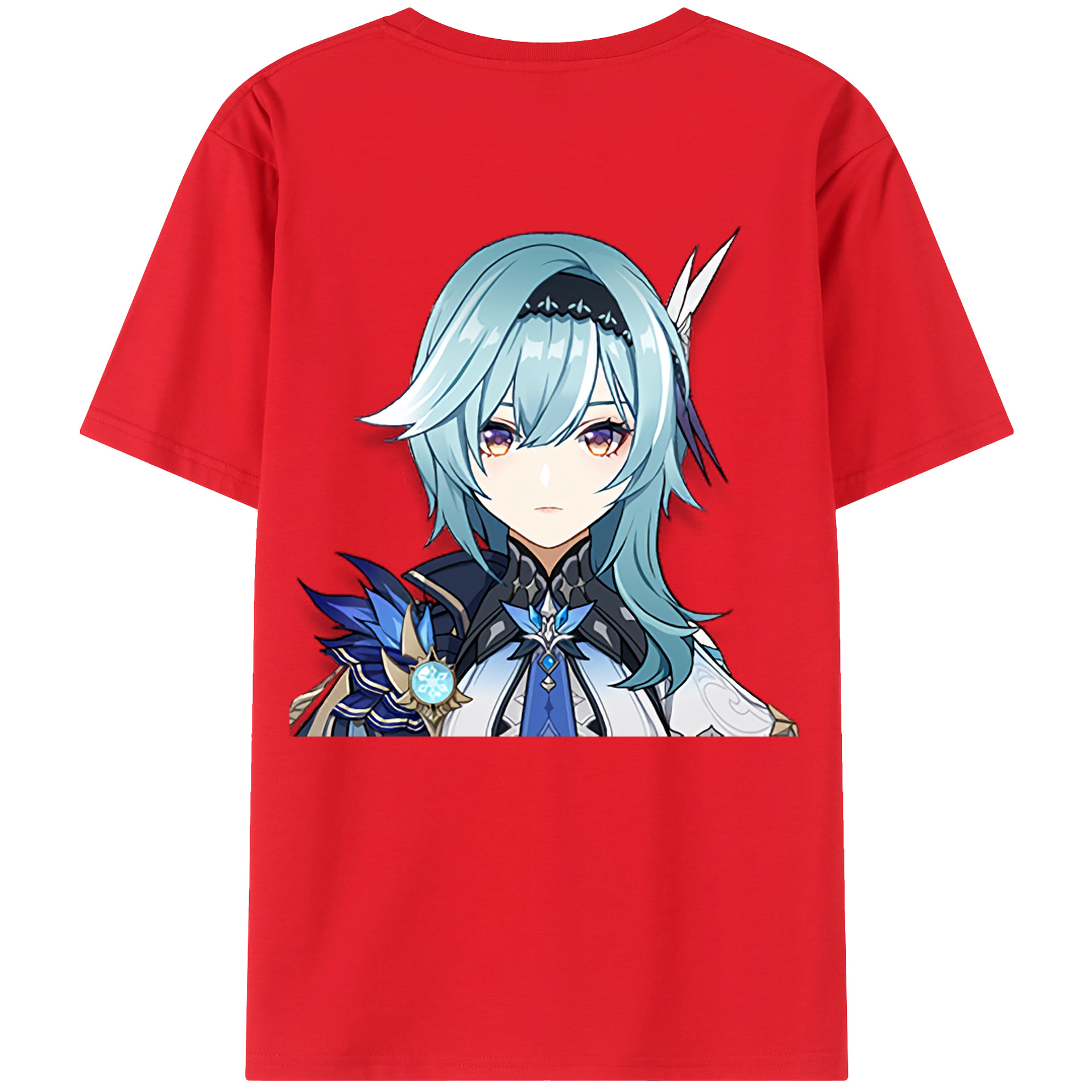げんし神 优菈 ゆうら genshin Yūra 綿100％半袖Tシャツ（背面プリント）