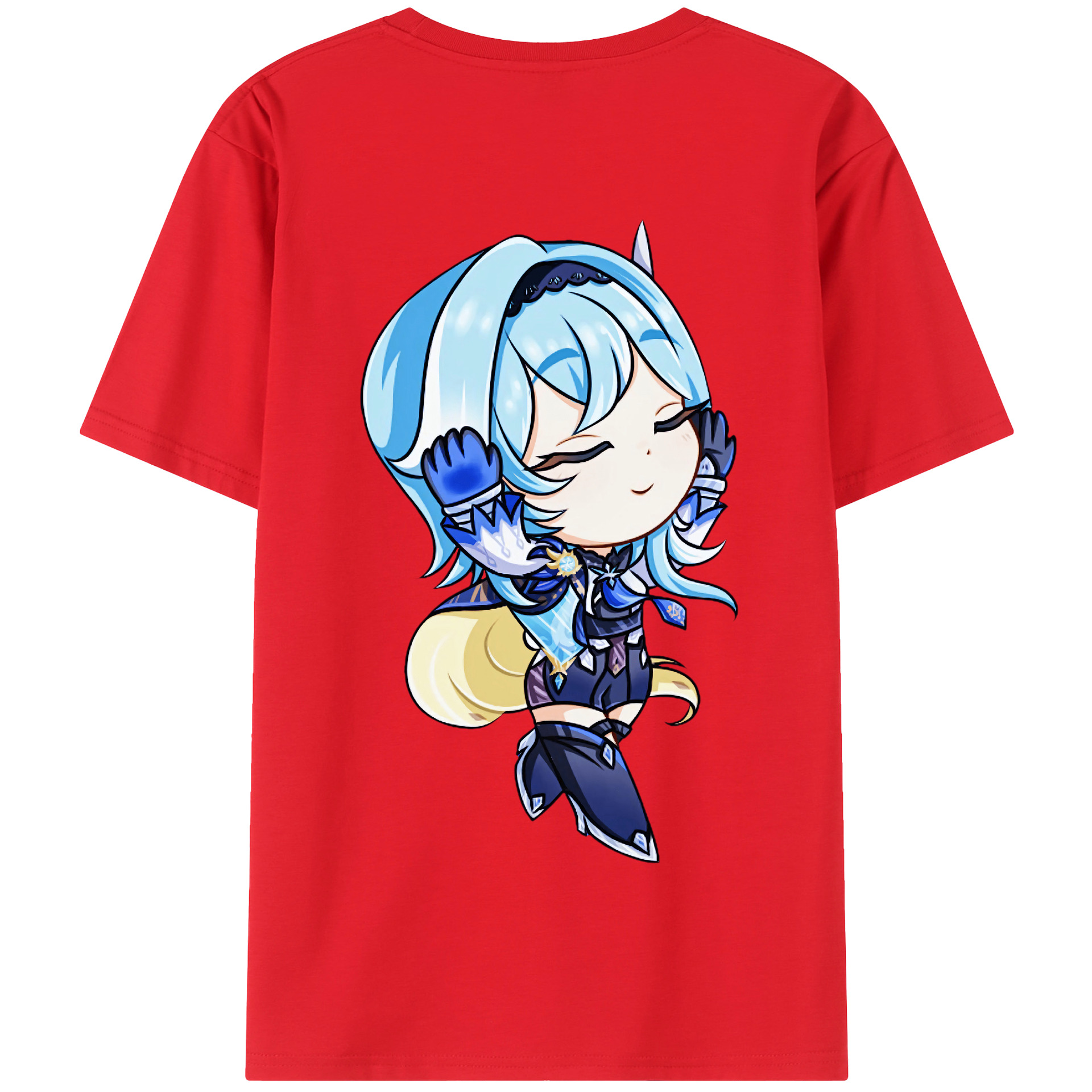 げんし神 优菈 ゆうら genshin Yūra 綿100％半袖Tシャツ（背面プリント）