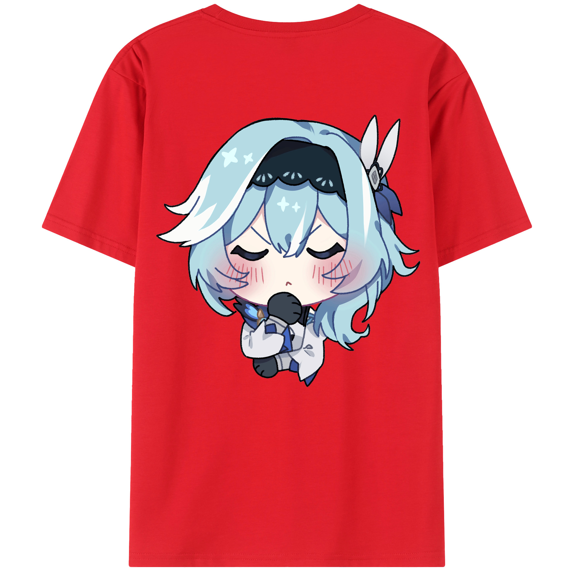 げんし神 优菈 ゆうら genshin Yūra 綿100％半袖Tシャツ（背面プリント）