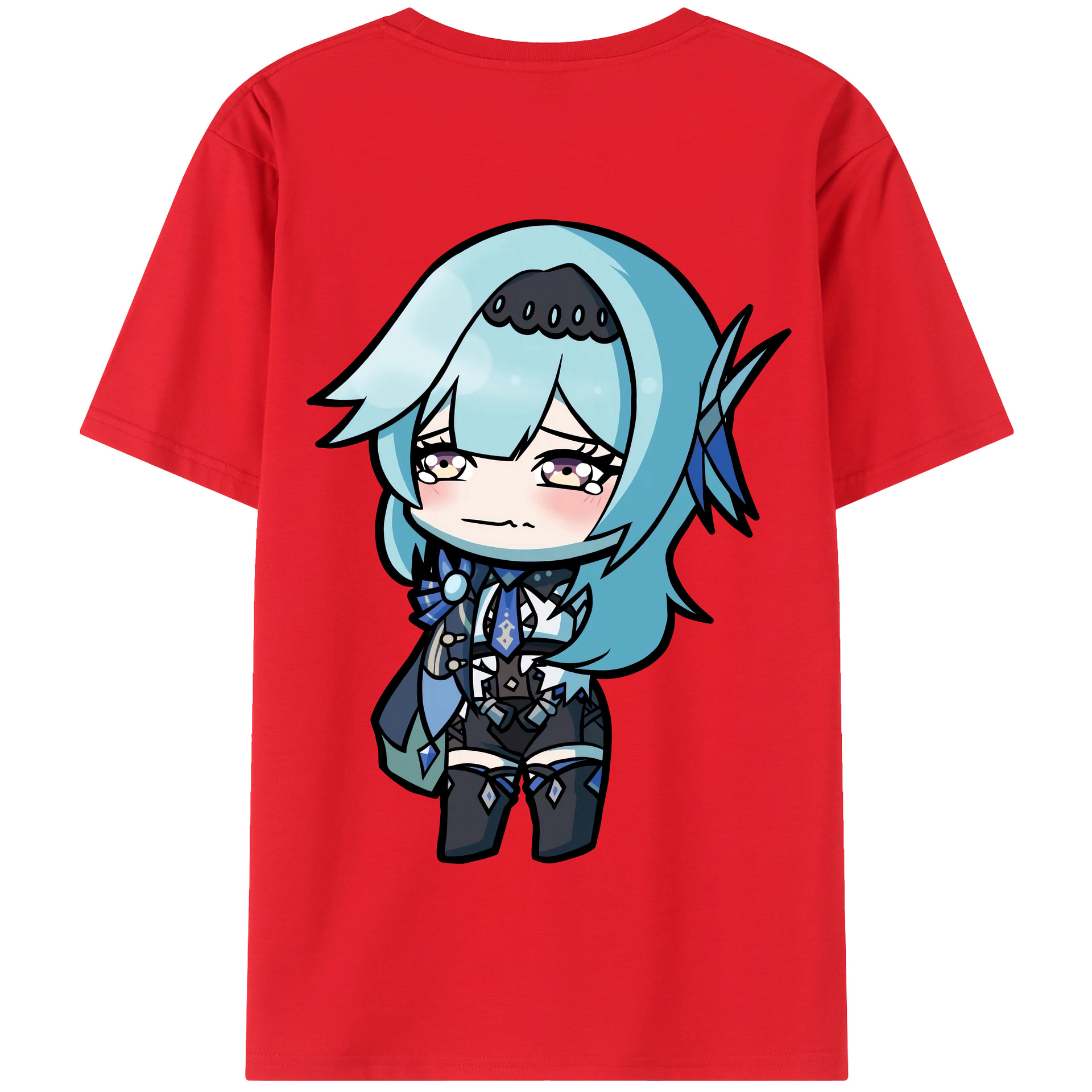 げんし神 优菈 ゆうら genshin Yūra 綿100％半袖Tシャツ（背面プリント）