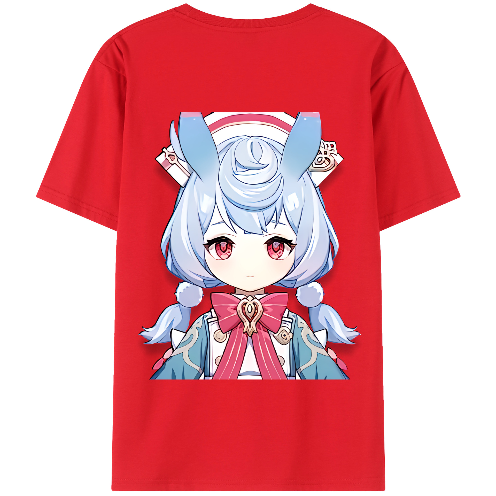 げんし神 シゲウィン genshin Shigewin 綿100％半袖Tシャツ（背面プリント）