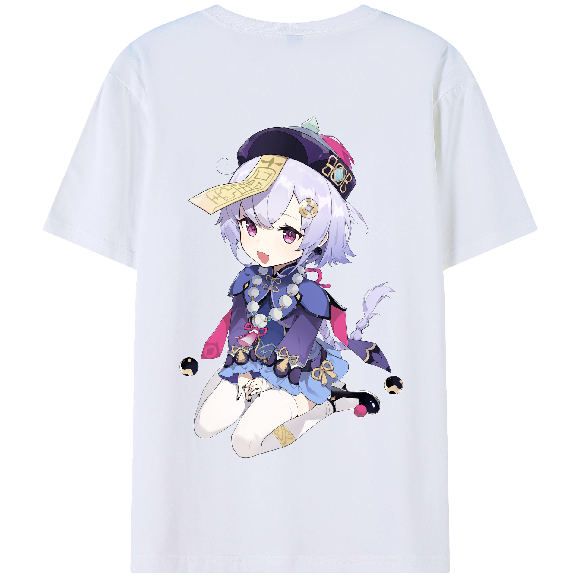 げんし神 七七 なな  genshin Nana 綿100％半袖Tシャツ（背面プリント）