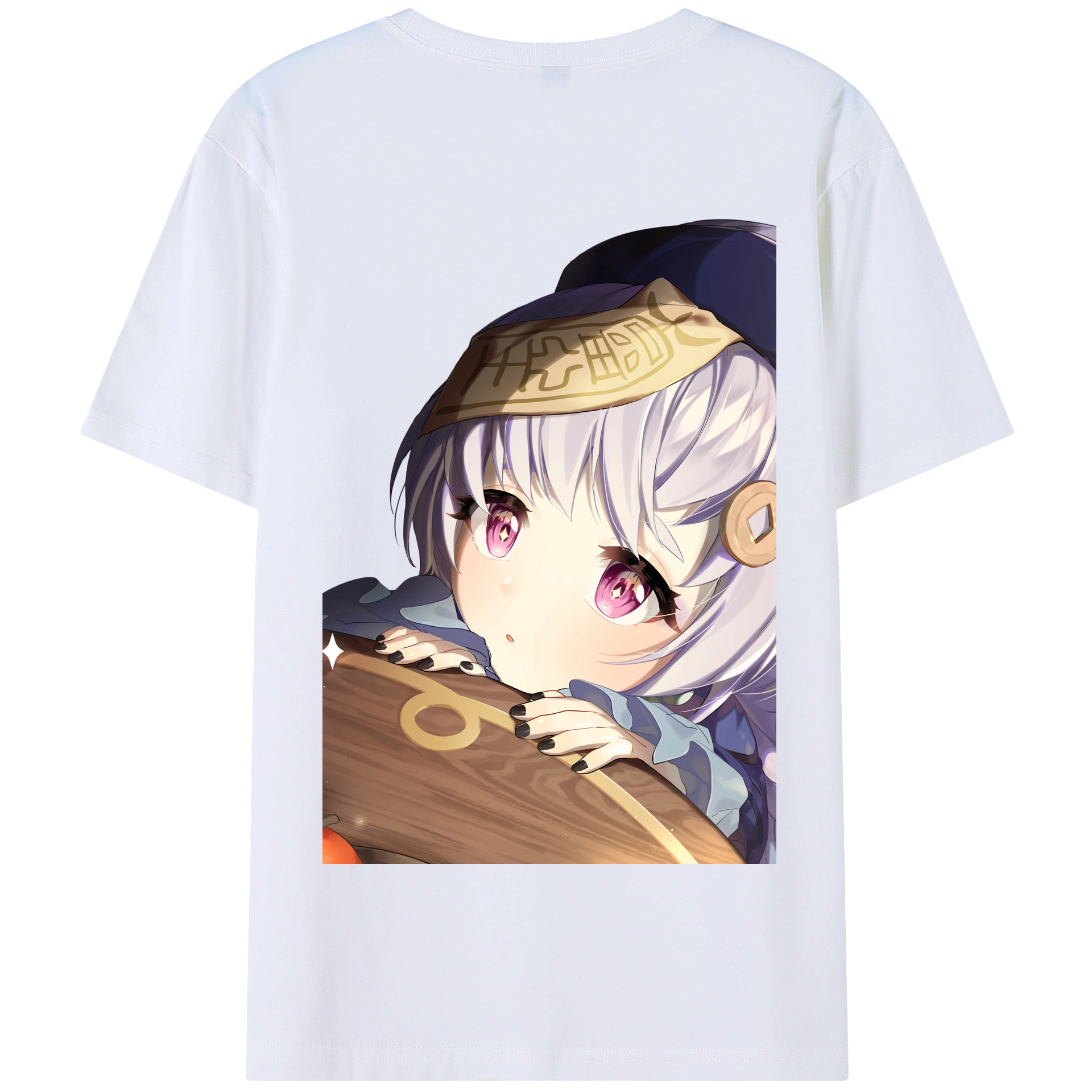 げんし神 七七 なな  genshin Nana 綿100％半袖Tシャツ（背面プリント）