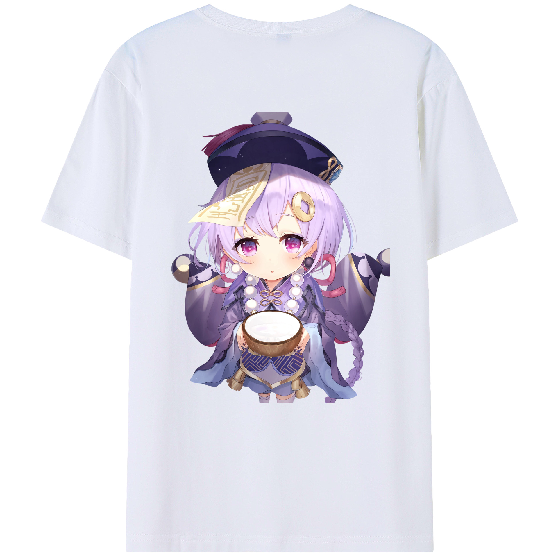 げんし神 七七 なな  genshin Nana 綿100％半袖Tシャツ（背面プリント）