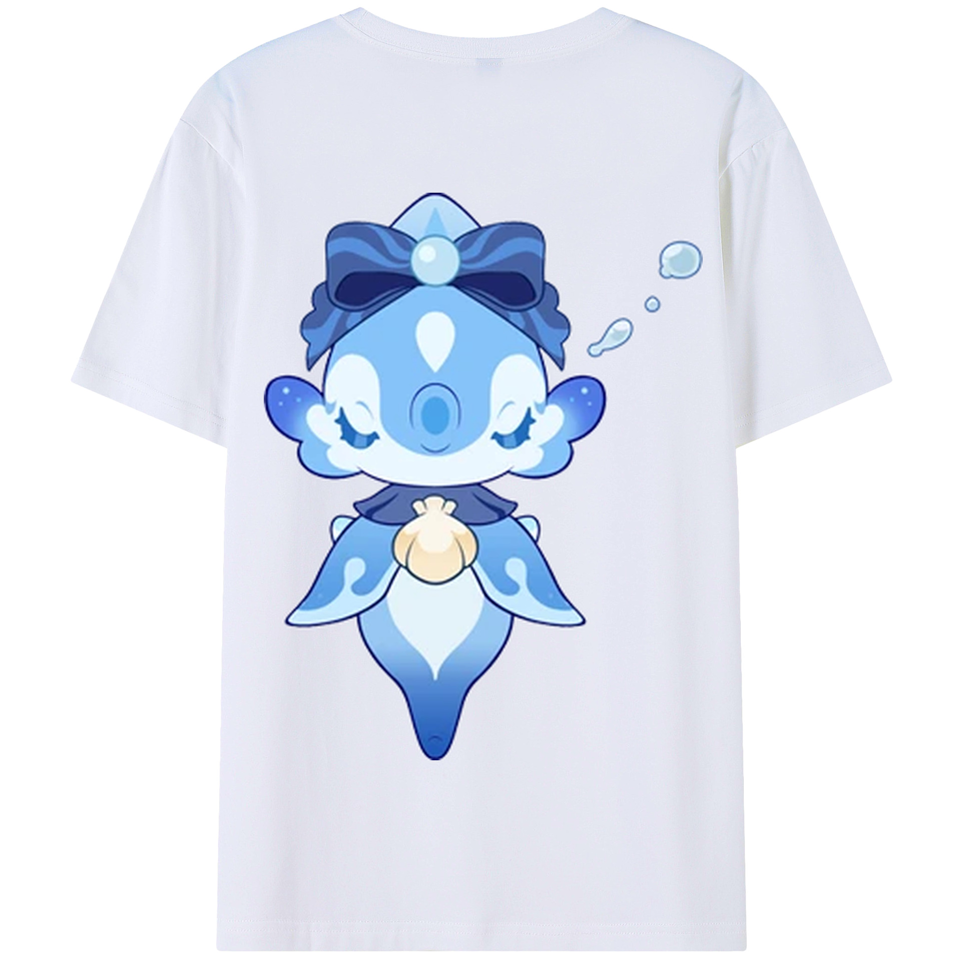 げんし神 フリーナ genshin Furina 綿100％半袖Tシャツ（背面プリント）