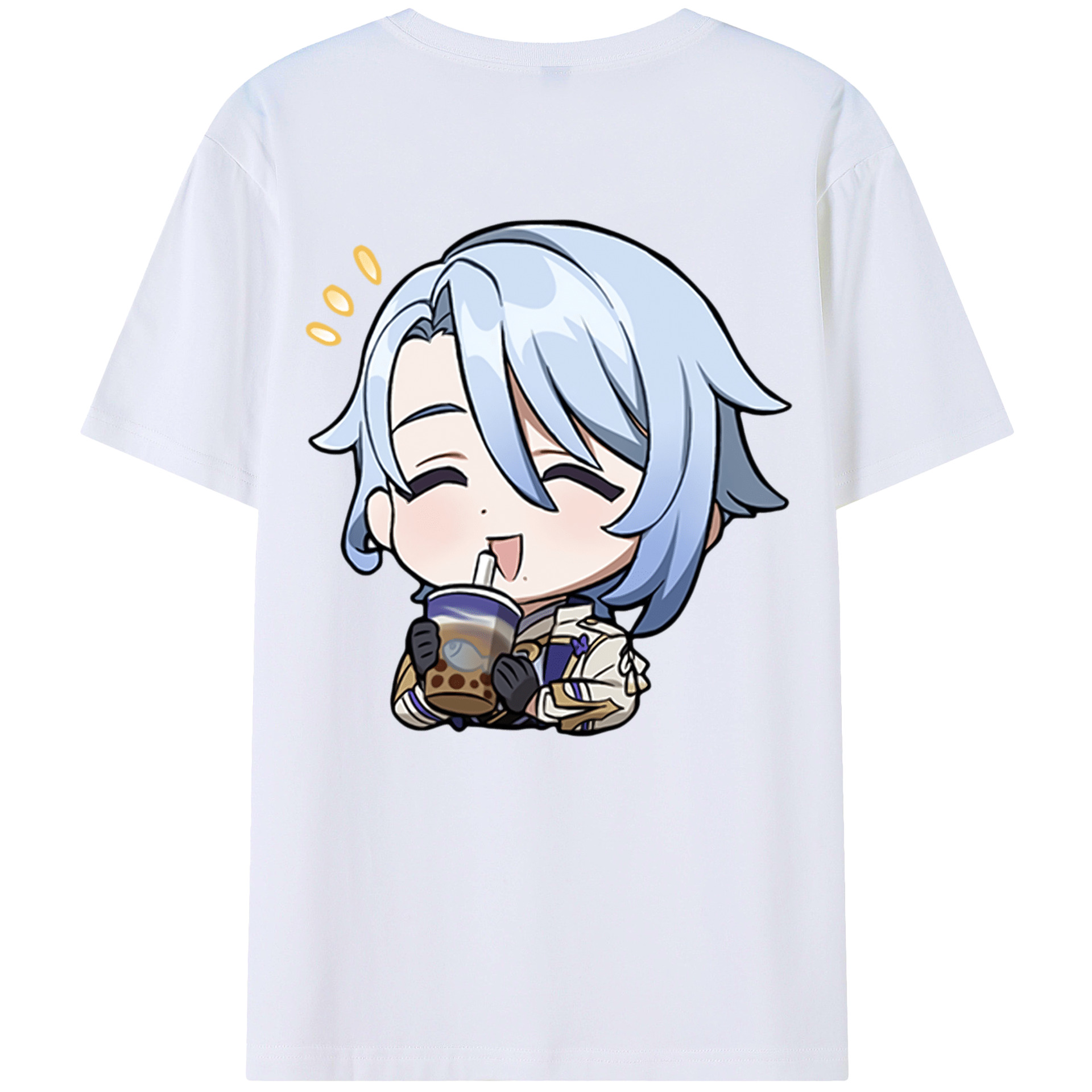 げんし神 神里綾人 かみさとあやと genshin Kamisato Ayato 綿100％半袖Tシャツ（背面プリント）