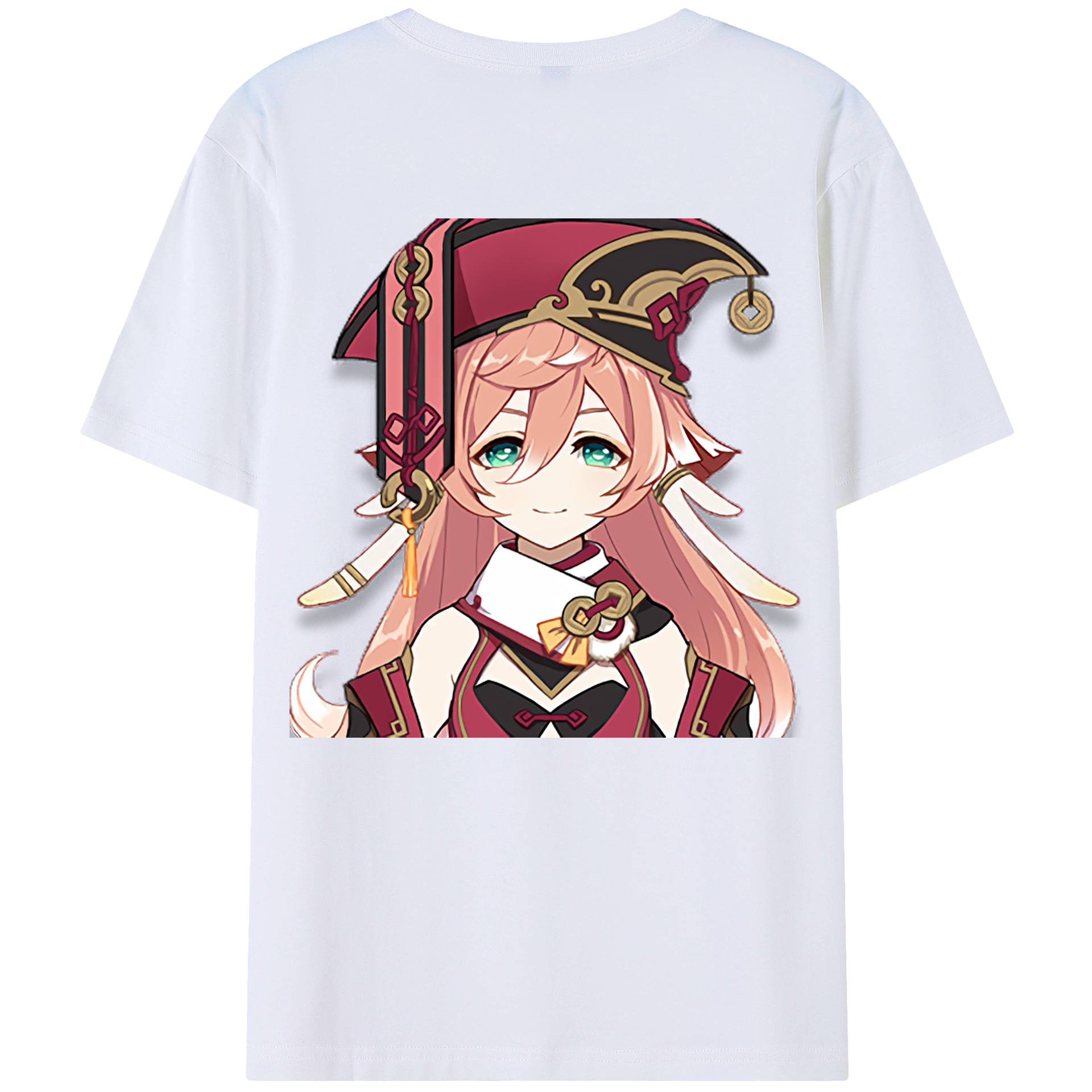 げんし神 ヤンフェイ genshin Yanfei 綿100％半袖Tシャツ（背面プリント）