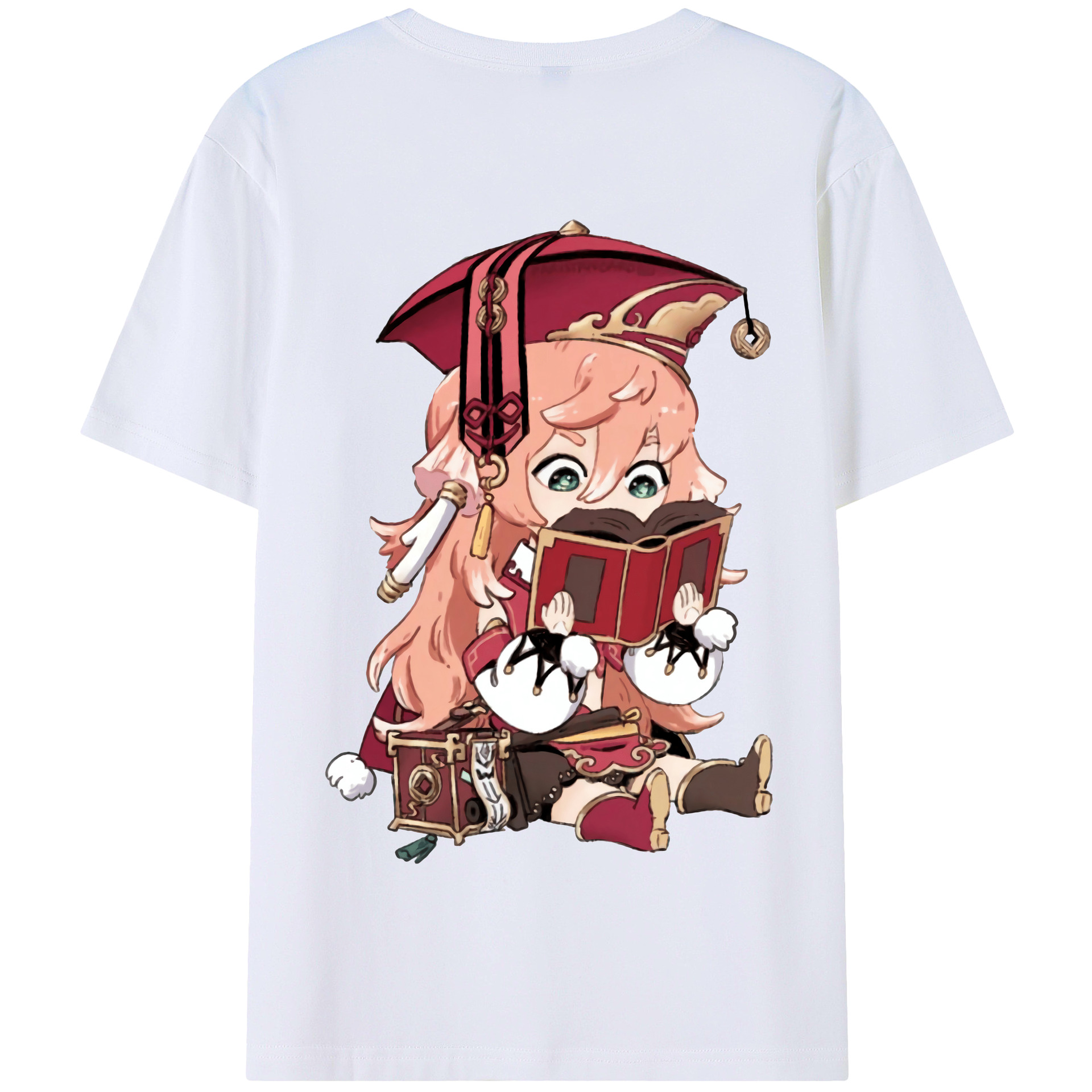 げんし神 ヤンフェイ genshin Yanfei 綿100％半袖Tシャツ（背面プリント）