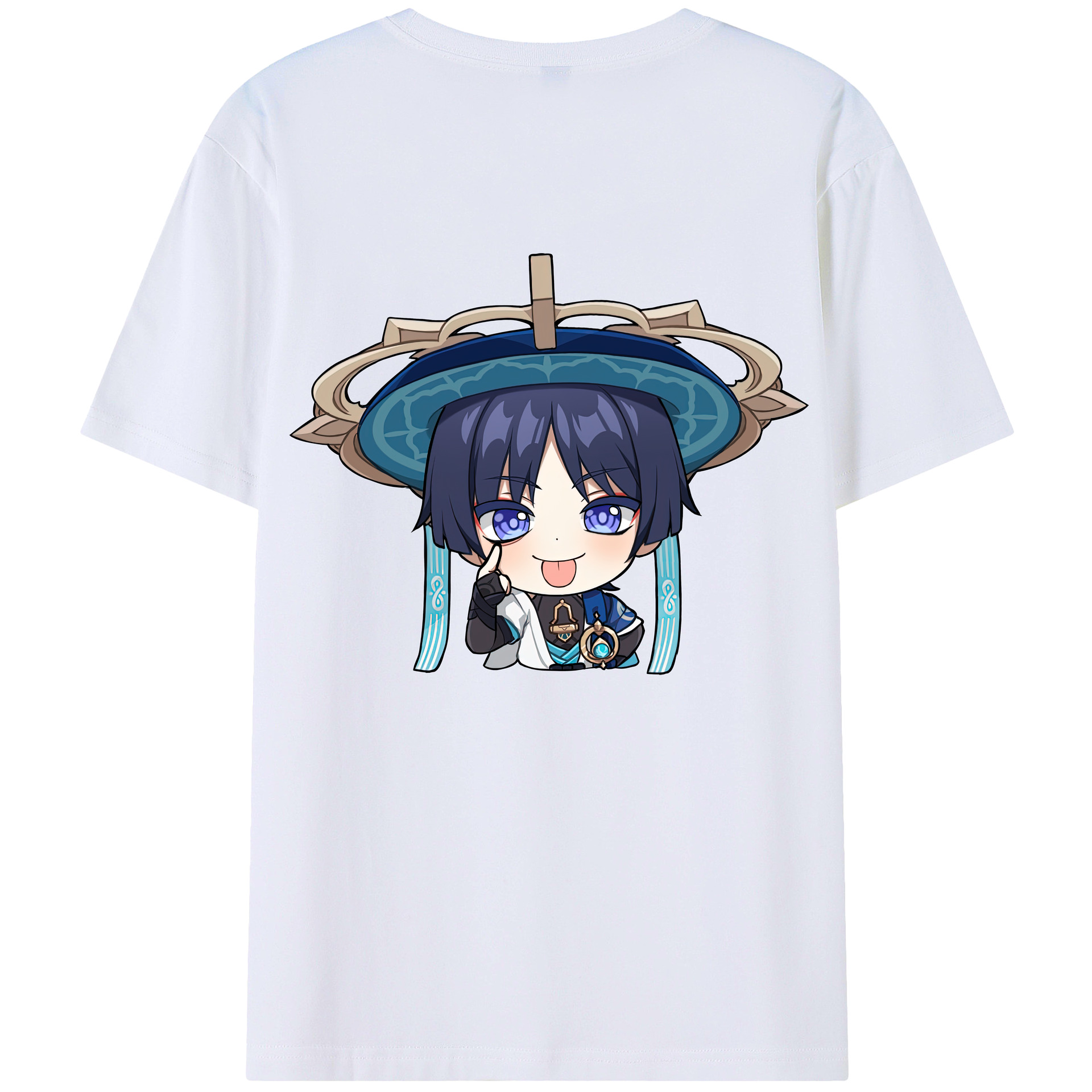 げんし神 さんペい genshin Sanpei 綿100％半袖Tシャツ（背面プリント）