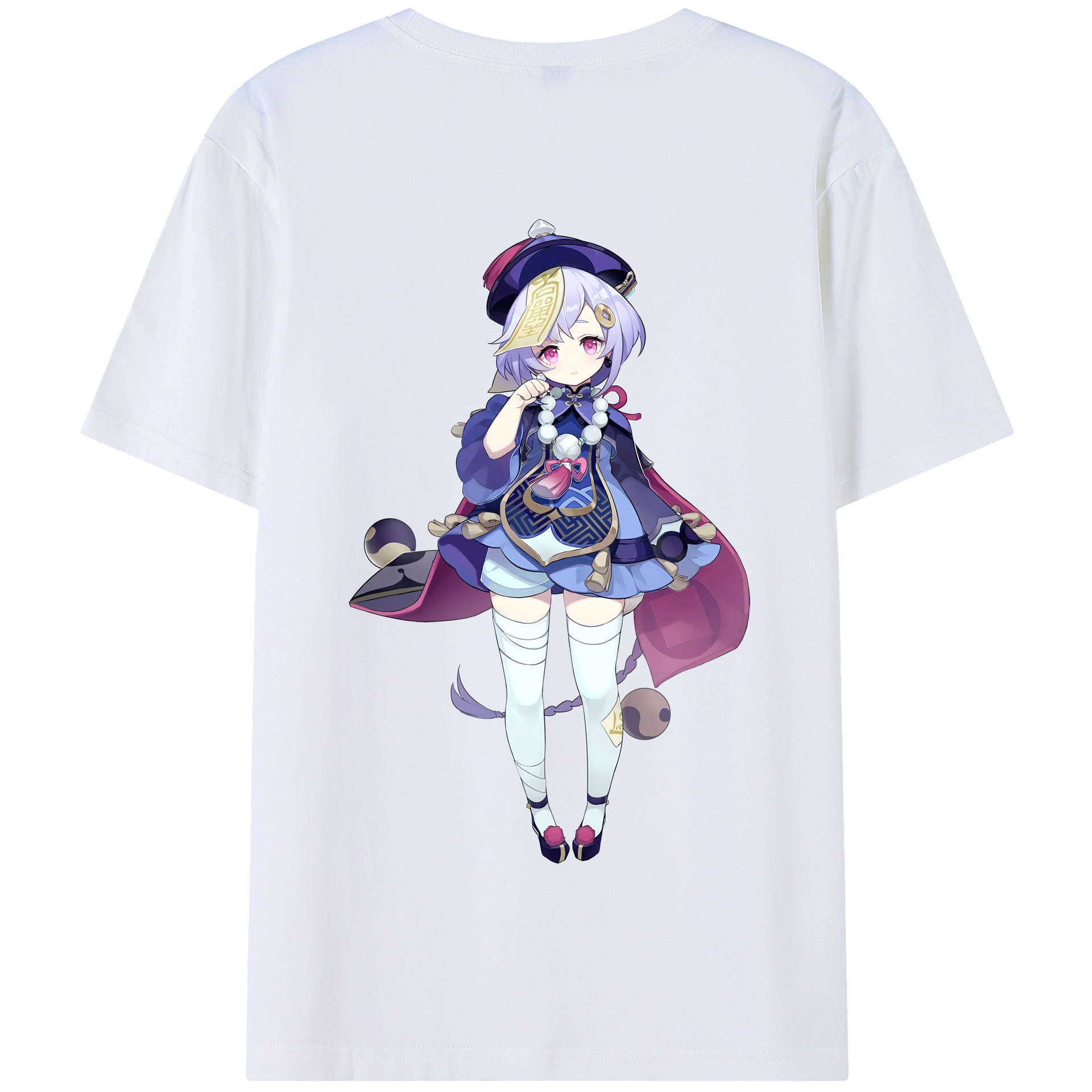 げんし神 七七 なな  genshin Nana 綿100％半袖Tシャツ（背面プリント）